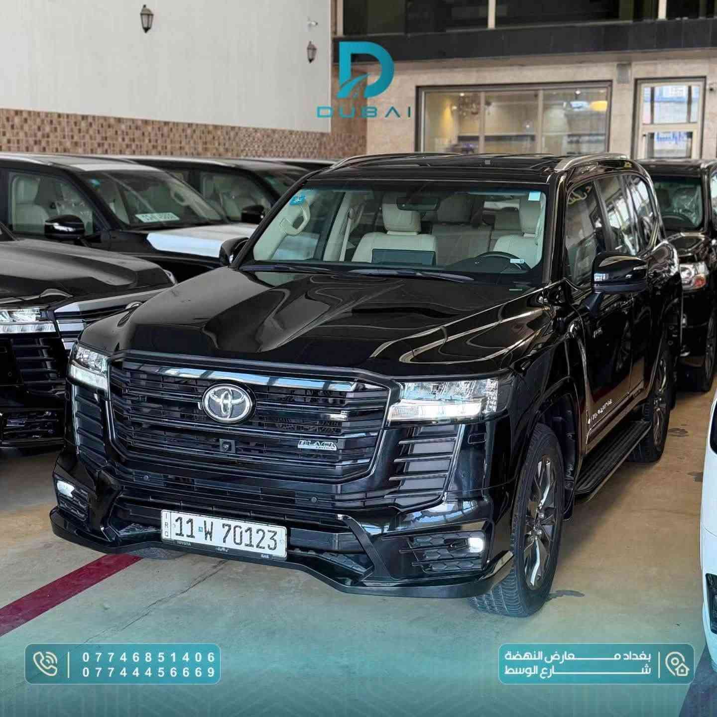 🚗 Toyota Land Cruiser GXR Black Edition 2024

✅ موديل 2024
✅ Black Edition
✅ فئة GXR
✅ ضمان شركة SAS
ماشيه 49000 الف

أبرز المواصفات:

▪️ محرك V6 سعة 4000 سي سي تنفس طبيعي
▪️ كاميرات محيطية 360°
▪️ رادارات وأنظمة مساعدة السائق
▪️ حساسات أمامية وخلفية
▪️ LED نهاري مع عدسات زنون
▪️ شريط إضاءة خلفي LED متصل
▪️ فتحة سقف
▪️ مقاعد جلد كهربائية مع التدفئة والتبريد
▪️ تحكمات ستيرن مع مثبت سرعة وأوامر صوتية
▪️ شاشة وسطية تدعم Apple CarPlay وAndroid Auto
▪️ عدادات رقمية
▪️ شاحن لاسلكي
▪️ ثلاجة
▪️ شاشتان للركاب في الخلف
▪️ تبريد مركزي للمقاعد الخلفية
▪️ تشغيل بصمة ودخول ذكي
▪️ 7 مقاعد

✨ سيارة وكالة SAS

📍 بغداد – معارض النهضة – شارع الوسط
***********
