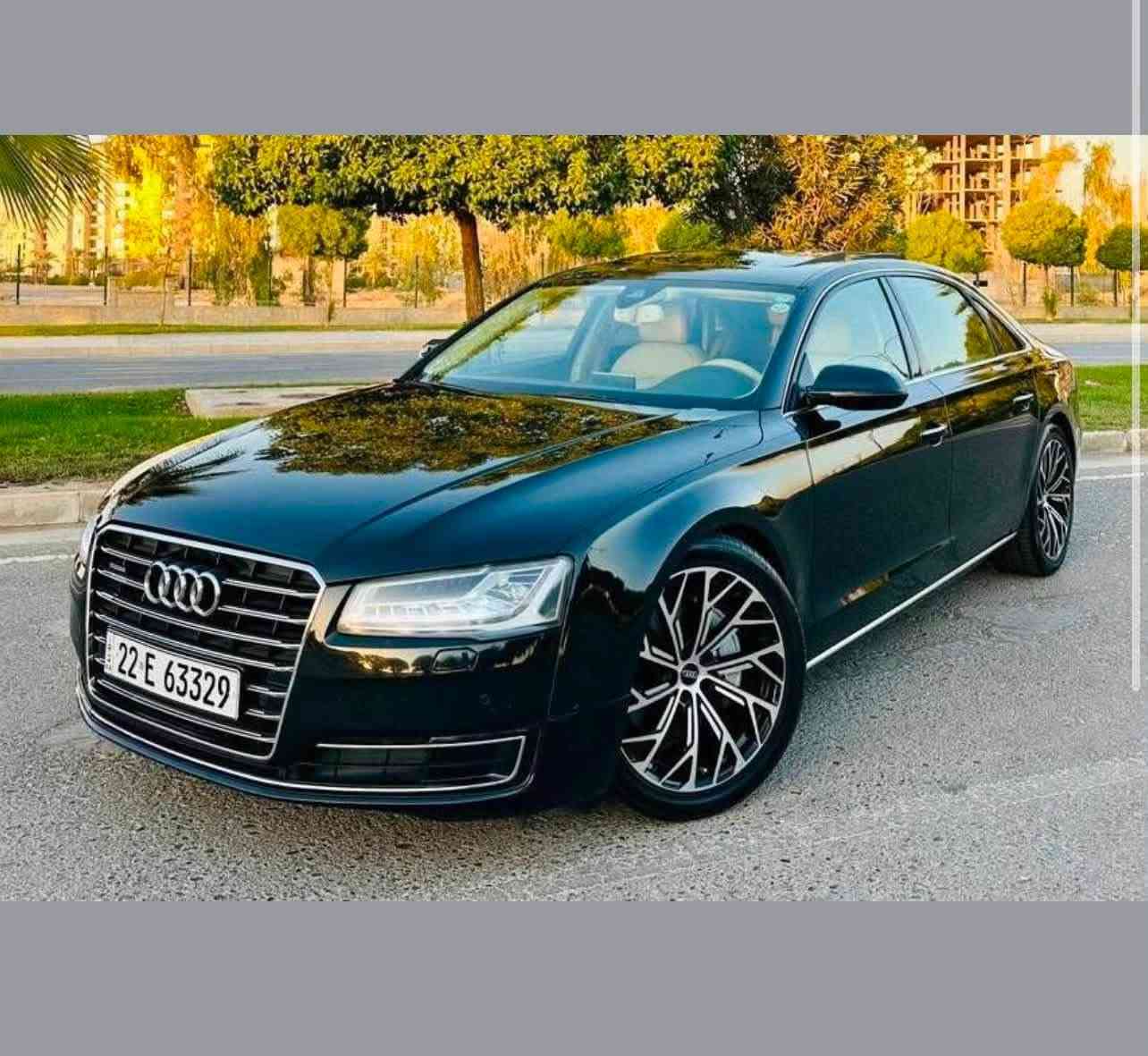 الفخامة المانية 
اوردي A8L 50 tfsi QUATRRO 

اخوان السيارة صفر شركة اربيل يعني وكاله اودي عراق و ليس وارد

السيارة مكفولة برغي ممفتوحة جداً حلوة فقط بيها جملغ خلفي عكس سايق صبغ بدون داخل

موديل : 2015 
محرك : 6 سلندر بانزين 3000 سوبر جارج طيارة 
وارد : الخليجية 
نسبة النضاقة  : %99
رقم السيارة : اربيل الجديدة 
مكان السيارة : بغداد

اخوان مواصفاتها فول للأخير 

بانوراما * بيبان كله بصمة و شفط * حساس امامية و خلفية و كامرة دوارة * لايتات ماتريكس و ليزر * بخاخ زراكات * دبلات جبلس تصعد و تنزل * داخل بيجي جلد * ليدات و انارات بلسقف * كشنات تبريد و هيتر و كهربائي و خزن و حضن * ستيرن هيتر و كهربائي و حزن * شاشة جك تنزل و تصعد يختفي * ثلاجة * اوتو ستارت ستوب * اوتو هولد * بصمة التشغيل * برادات الجانبية كهربائي و بردة الخلفية كهربائي كلهم مظبوط و شغالة * تحكم التبريد خلفي منفصل * مقاعد الرجل بلادية * صندوق كهربائية و شفط * مرايات شفط *  و بعد كلش كلش اهواي موصفات ممذكورة 

گير و كحرك كفالة ممفوتحة و كلشي بيهم بشرط

صدر و حدادية و تبريد و كهربائيات كله شرط و مكفولة يعني السيارة بدون النقص الحمدلله

فحص و هزة و سنوية جديدة و السيارة بأسمي تحويلها نفس اليوم جاهزة الحمدلله 

للأستفسار ***********
