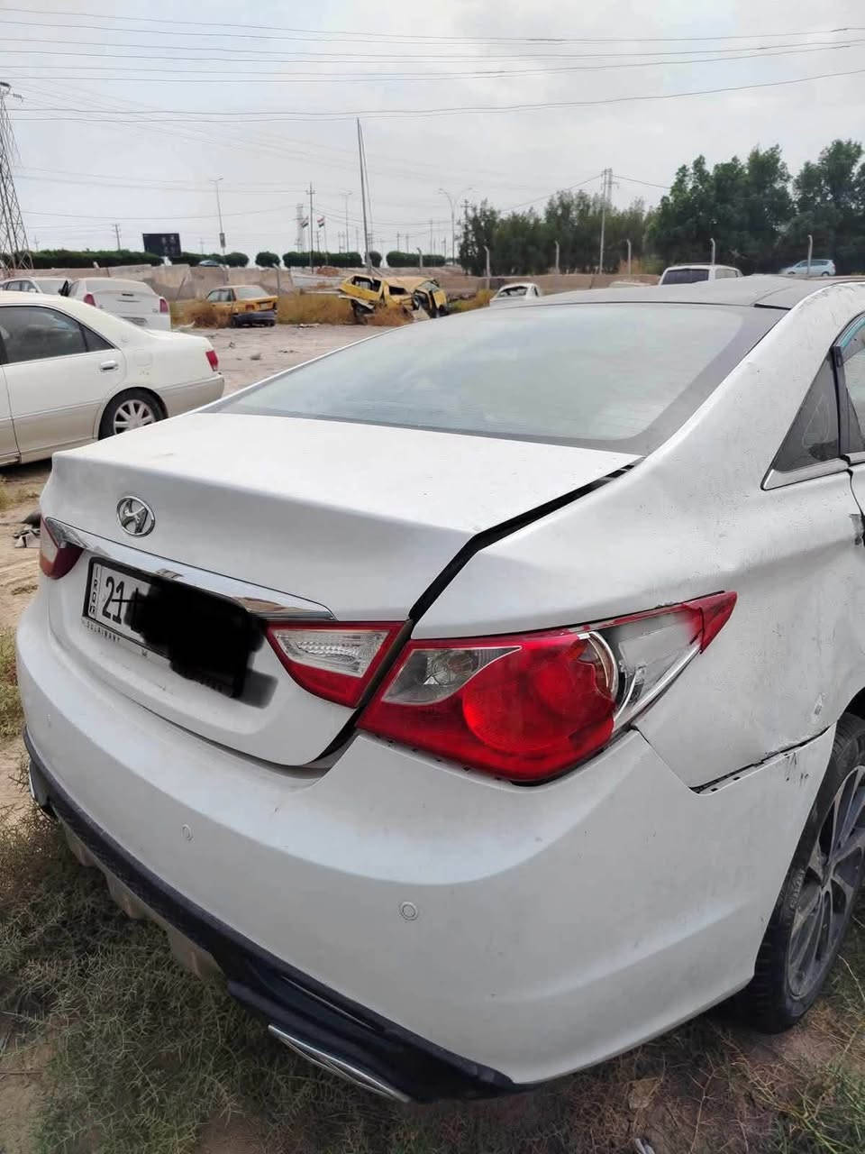 سوناتا ٢٠١٣ • حادث • رقم سليمانية