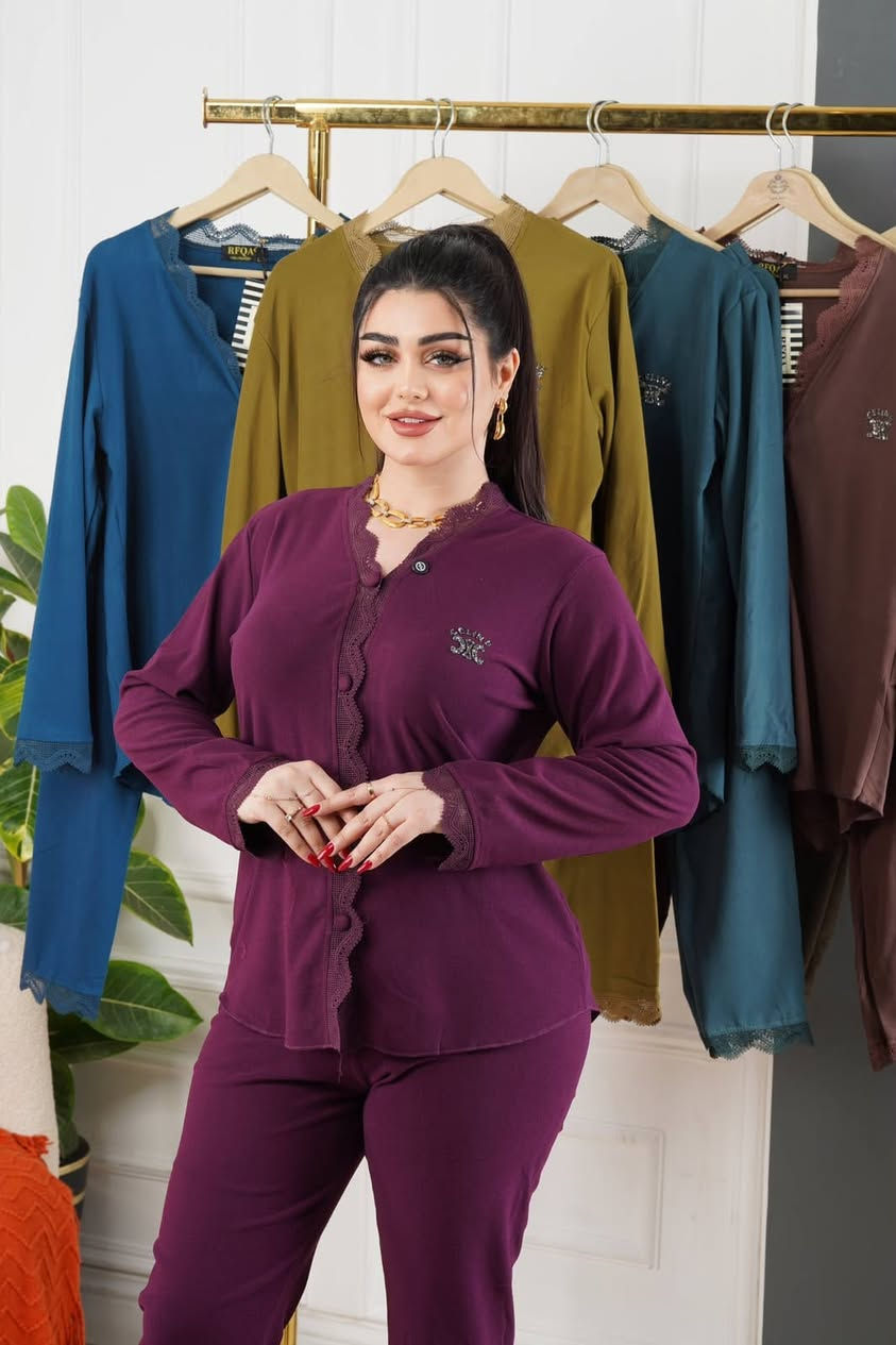 بجامة تراك • قطني • مقاسات L XL 2XL 3XL