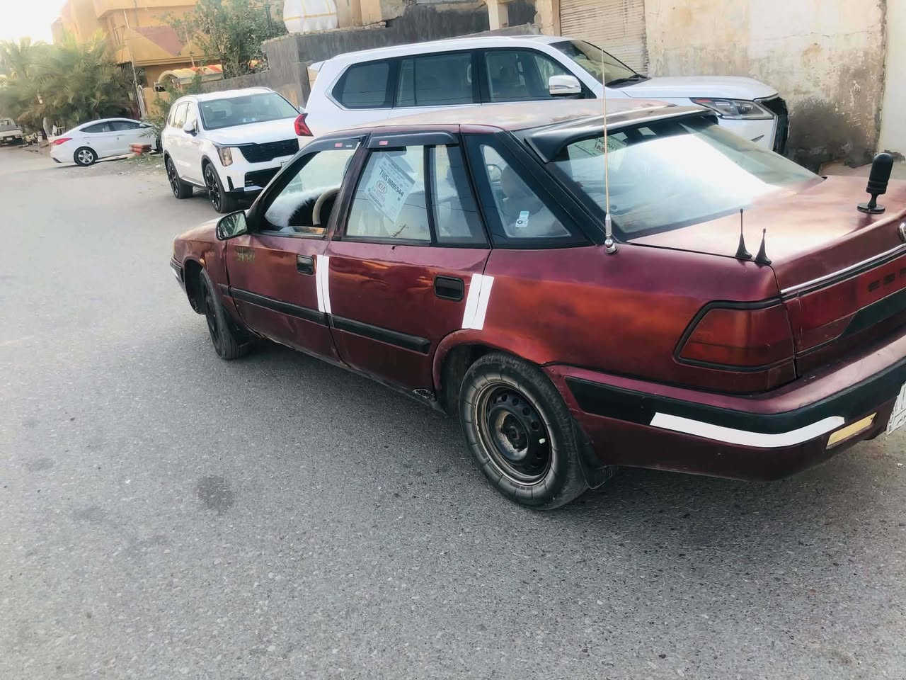 اسبرو 97 سنوية ل29 شرط التحويل
تخم تاير جديد 
باتري جديد
منضومه تبريد كاملة بس بي ليك
بلادية بدون صبغ ولا طخه ولاضربه
كير ومكينه خير من الله
سعرها 15 مكاني ديالى الغالبية
***********
