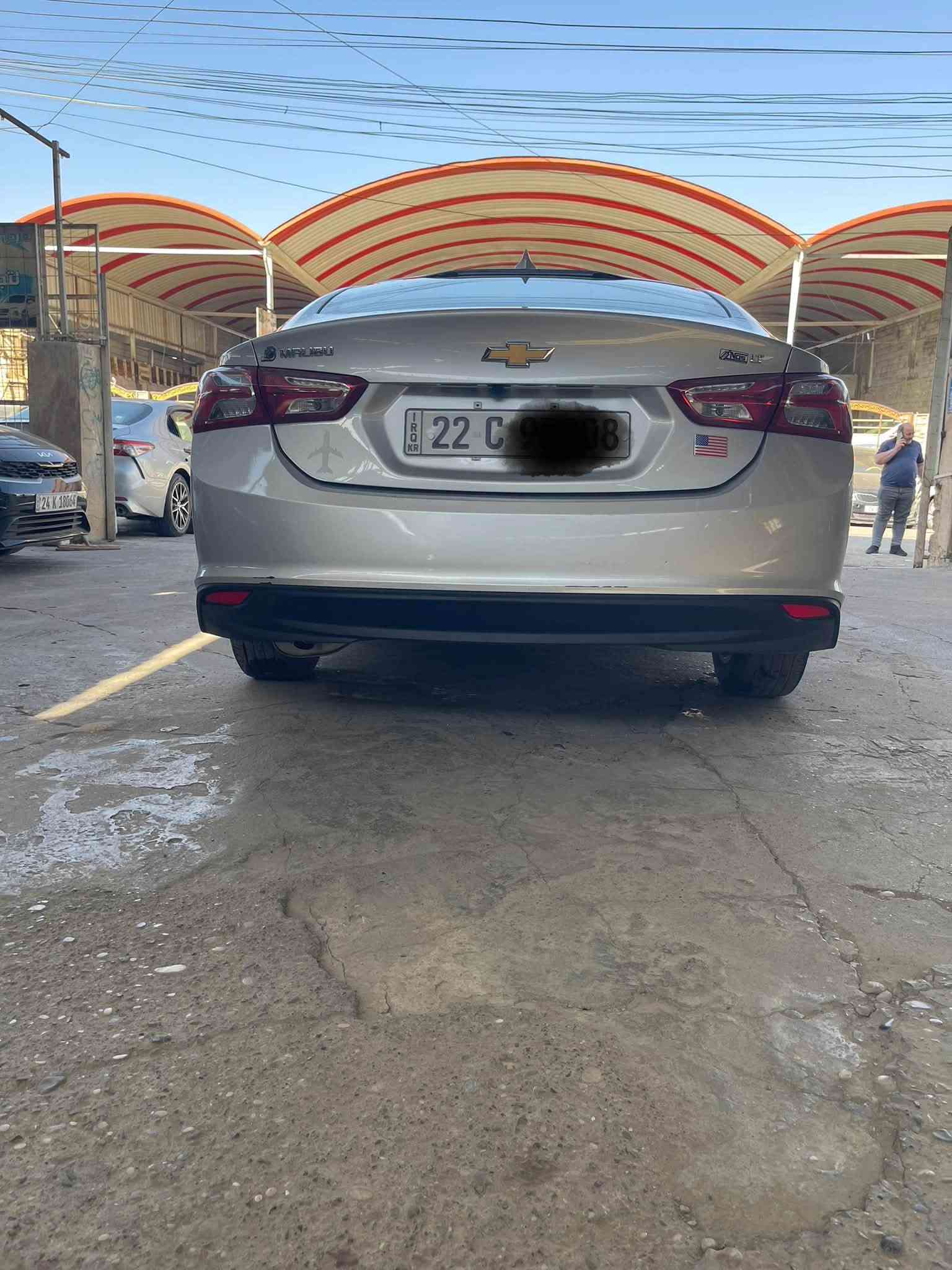 ماليبو LTحديث لون رصاصي سلڤرحجم 4سلندر 15تيربوفول موصفات عدا فتحة سقف ضرر چاملغ وبنيد:. للتواصل قم ***********)(***********)
