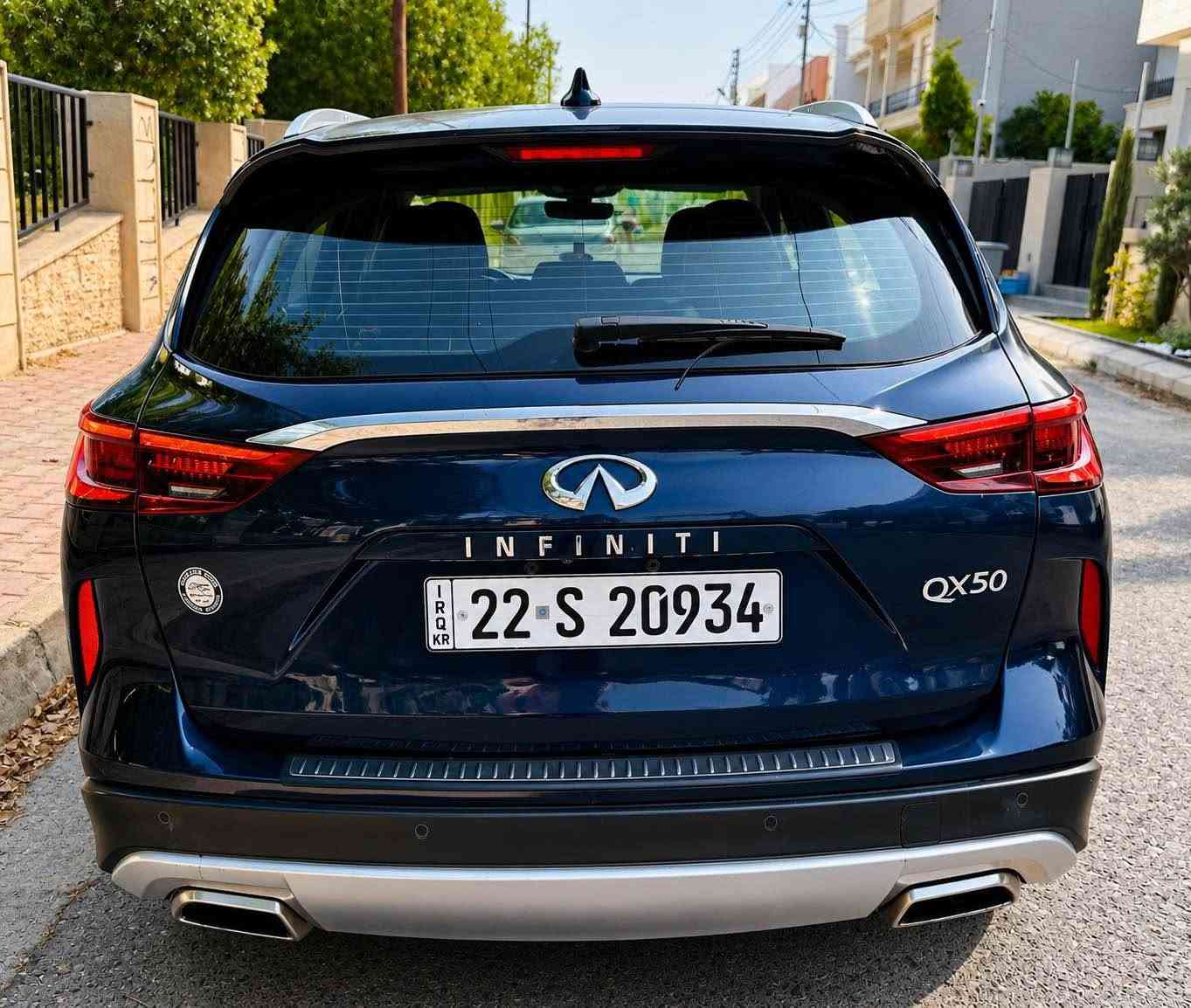 infinity QX50 2023
فول فول موصفات 1/1🔥
2.0 توربو مكينه
بدون ارباك 💯 
بصمه 🔹
5 كاميرا 360🔹
شغال 🔹
رادار🔹
داتاشو🔹
پانوراما🔹
كشن تفئه و تبريد🔹
ابواب بصمه🔹
دبل شاشه 🔹
دبل اكسل 4*4🔹
سماعه BOSS🔹
 خط شارع 🔹
بريك كاره با🔹
شحن وايرليس🔹
كشن جلد و خه زن🔹
بعد هوايه موصفاتى .. 3 قطعه صبوغ
*********** -210$ أربيل, العراق
