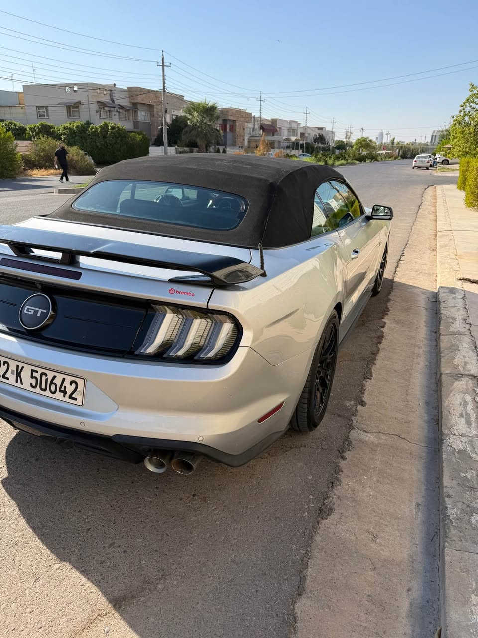FORD MUSTANG GT V8 2018
لون سلفر كشف ماشية 54 الف
بيها قطعتين صبغ و قطعتين تبديل 
حادث خفيف جدا بدون دواخل
مكان السيارة اربيل 
*********** أربيل, العراق
