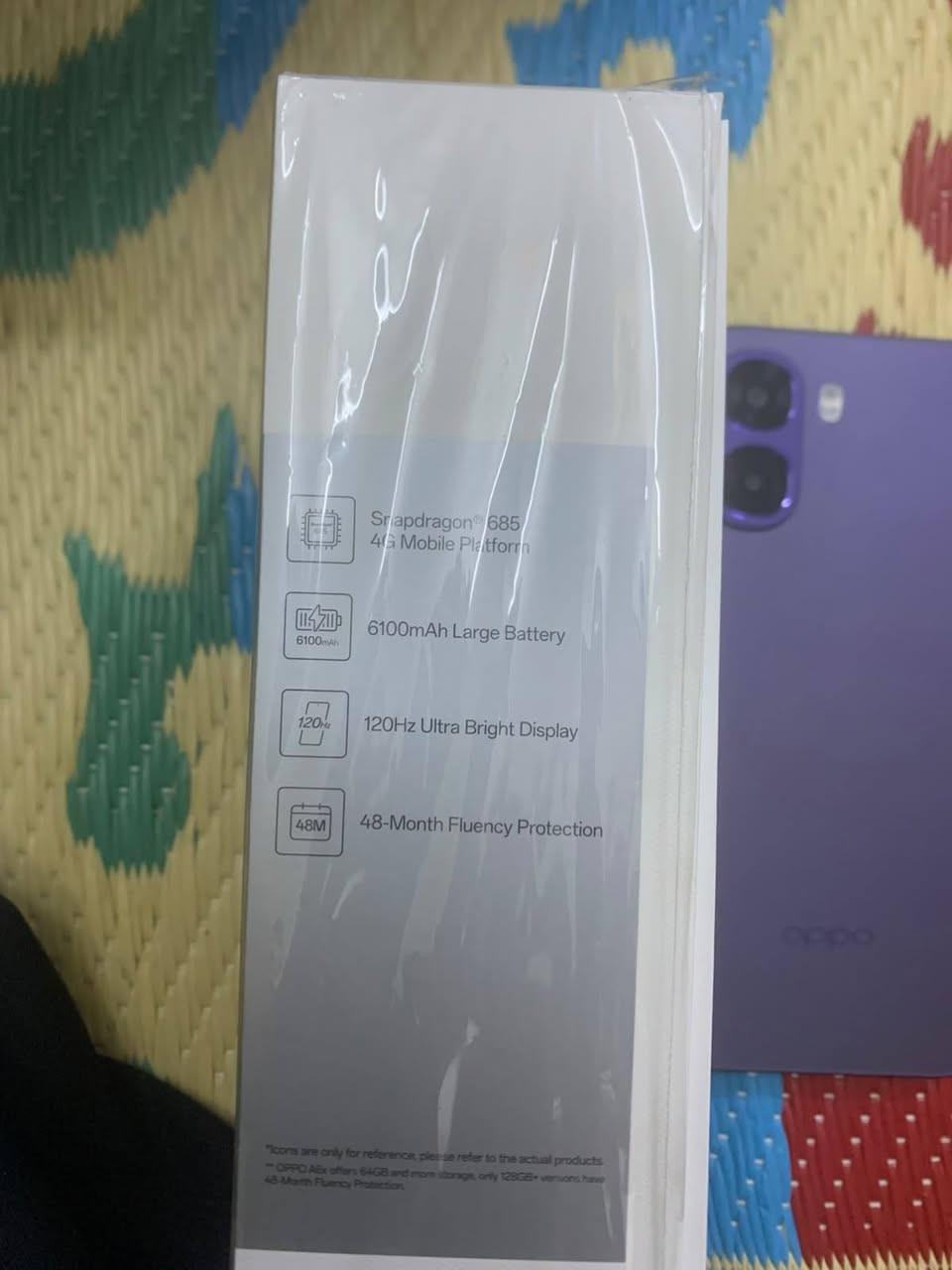السلام عليكم للبيع oppoA6x
الجهاز جديد صالي أسبوع من اخذته 
نضيف الذاكرة 256
البطاريه 6100ملي امبير 
120هيرتز 
60فريم بو بجي 
العنوان بغداد البدايات 
275او بي مجال 
***********
***********
