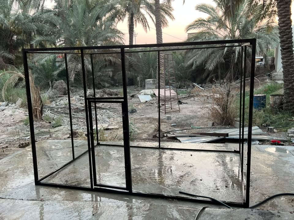 السلام علكم   قفص تفصال  للبيع
الحجم 10متار  العرض 3x3  الطوال2x2تزكام سعر 200بي مجال   ***********
