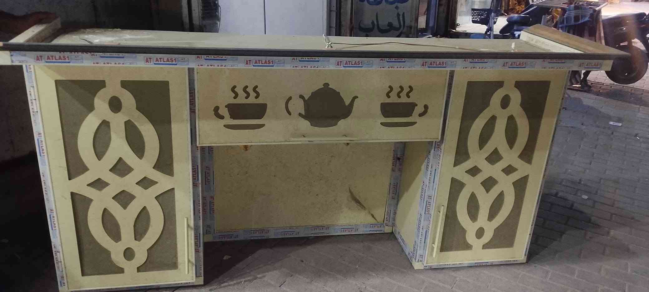 كاونتر مرمري • ٦ قطع • مدينة الصدر