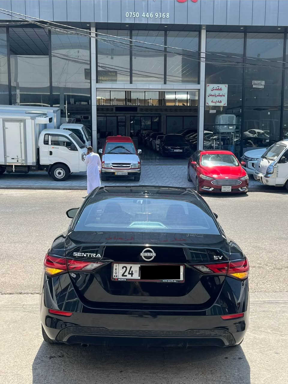 Nissan Sentra 2024 Sv
بنيد صبغ بدون دواغل
ارباك ستيرن سستم 
فحم رادار بيلادي
رقم دهوك سنوي رقم هزه كل جديد
تحويل وكاله شرط
موصفات
شاشه كبير
كاميره
حساس
رادار
بصمه
باب بصمه
قودي رادار
ويل كروم
تحديد سرعه
Eco

رقم موبايل *********** أربيل, العراق
