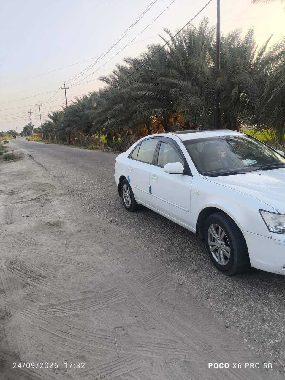 السلام عليكم للبيع سوناتا  2009 خليجي فول مواصفات فتح  دشبول صاج سياره جاهزه على 24 حبايه مكينه 2400 رقم اربيل العنوان نجف ناحيه الحريه الاستفسار اتصل على الرقم*********** او ***********

نص مكتوب في الصور:
- 24/09/2026 17:32
- POCO X6 PRO 5G
- 24/09/2026 17:32 POCO X6 PRO 5G
- 24/09/2026 17:33
- 24/09/2026 17:33 POCO X6 PRO 5G