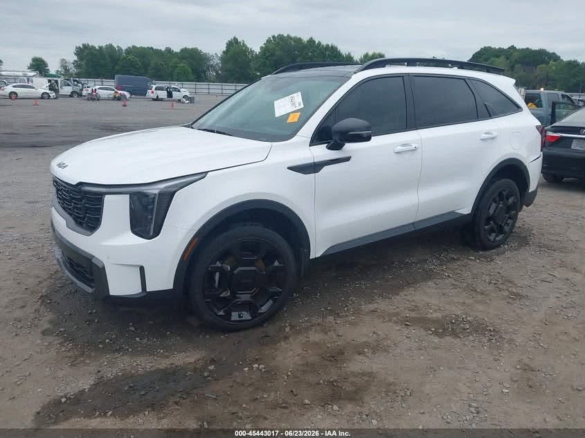 2025 Kia Sorento x-Line EL
فرصة مميزة:لأصحاب كتب الشهداء
او تدخل السياره على 18.5 ‎%‎ على قيمه الفاتوره 

🛠️ الضرر: موضح في الصور
📏 عداد المسافة: 13 الف مايل (فعلي)
🔧 حجم المحرك: 
2.5L I-4 DI, DOHC, VVT
TURBO, 281HP
🔍 رقم الشاصي: VIN 5XYRHDJF7SG398640
📍 موقع السياره : شهر العاشر توصل الحره 
للستفسار الاتصال  ***********

نص مكتوب في الصور:
- 000-45443017 - 06/23/2026 - IAA Inc.