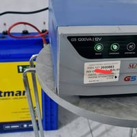 تشغيل ٦س • بطارية ٢٠٠أمبير • عاكس G5 ١٢٠٠VA