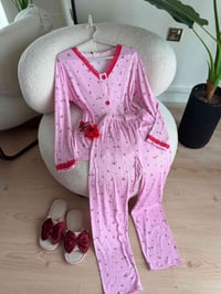 بيجامه قطنية • بهاري ناعم • سلبر ٣٨-٤١