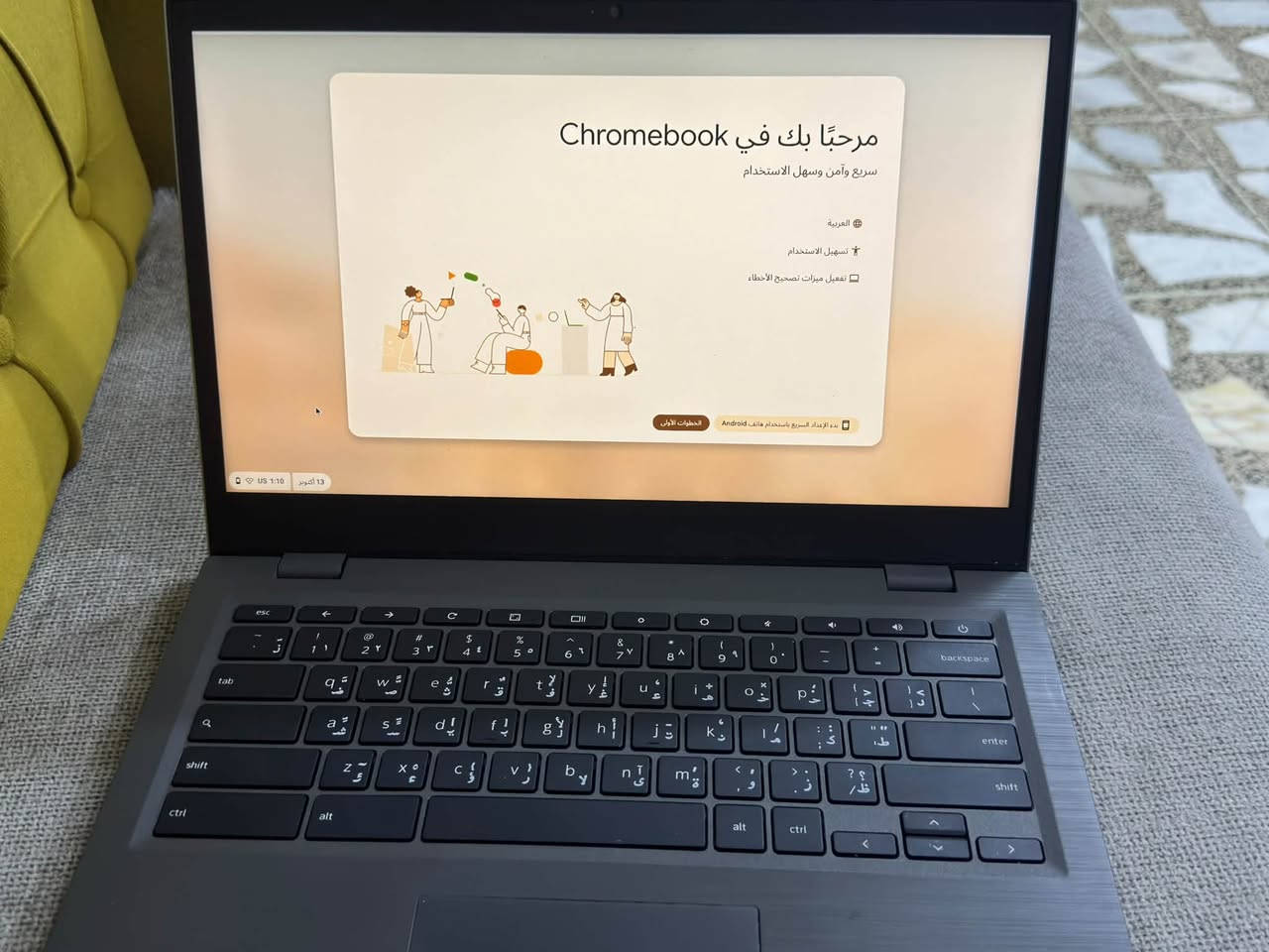 لينوفو Chromebook • شاشة 14لمس • رام4 SSD64