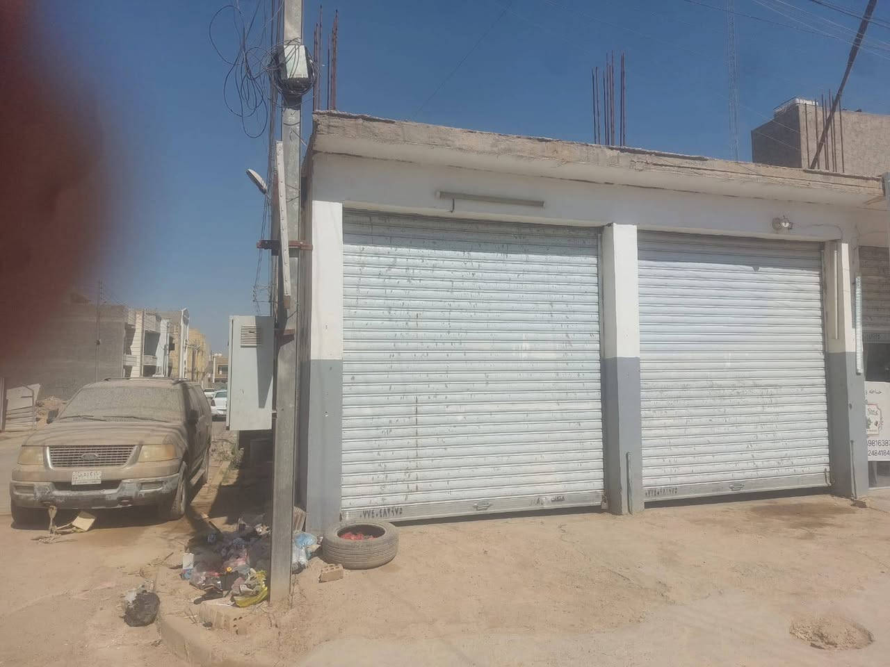 السلام عليكم احبتي 
محلات اثنين للايجار ركن بالدورة حي دجله شارع تشرين قرب من مولدة ابو فرح الشارع الفاصل بين گرارة السكني ودجله الزراعي أطوال المحل النزال 8 أمتار والعرض 3امتار 
محلات مفتوحات واحد على الثاني بمساحه خير من الله لاستفسار يرجى الاتصال على الارقام التاليه 
***********
***********👉 واتساب 
علما البناية مكونه من خمس محلات 3مؤجرات وباقي اثنين الركن
