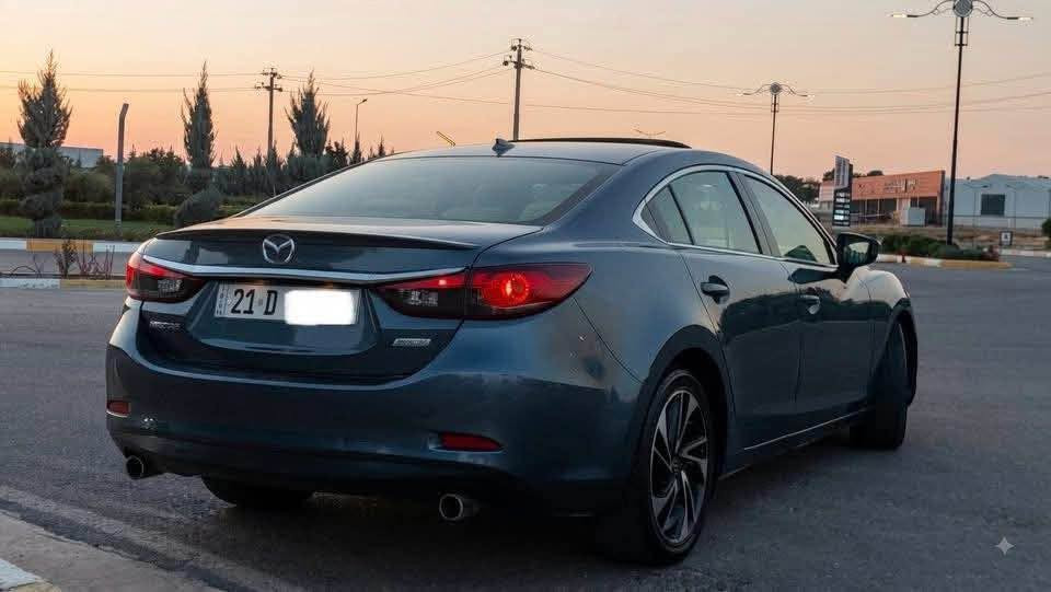 مازدا ٦ ئەمریکی فوول مواسەفات 
مەکینە 2.5L
بەسمە کوشن. هیتەر 
سڵاید. موکبەر بۆس 
دەرگا بەسمە

تەبریت  ئەلیکترۆنی 
ڕادار
ئاوێنە ڕادار
ئاوێنە کارەبا
چوارجام کارەبا و ئۆتۆ
شاشە
کامێرە

سیستیم چێک
ڤۆلیۆم و ماوس
سوکان ڤۆلیۆم
تەحدید سورعە

گێر سوکان پادڵ شیفت
گێڕ عادی و ئۆتۆماتیک و سپۆرت
دوگمەی سپۆرت
کوشن جلد
کوشن کارەبا

دوو پارچەی بۆیاخە لەگەل. پەڵەیەک پیدی ئار هەیە 
بی ناو گرتنmodel 2015 السليمانية, العراق
