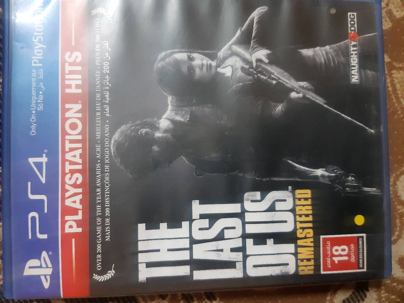 لعبة the last of us الجزء الاول ps4 مستخدمة نظيفة 
مكاني : كربلاء  
رقم الهاتف: ***********