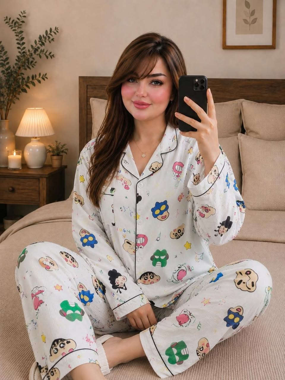 جدبدنا 💥 بمناسبة الافتتاح 🪅
بجامه بهاري الخامه قطن 🌸 💯
القياسات m. L. Xl. Xxl. السعر 10 الاف
القطعتين 18 الف
توصيل لكل  #العراق 5 الاف 🚚
للطلب ***********
