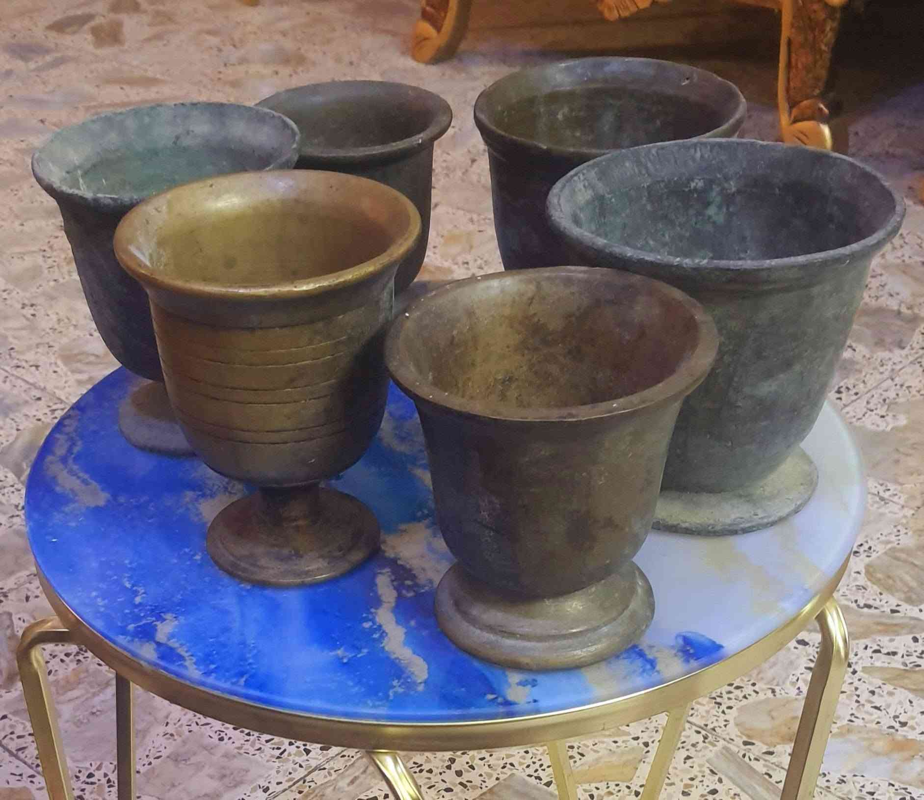 هاونات • ٥ قطع • بدون يدات