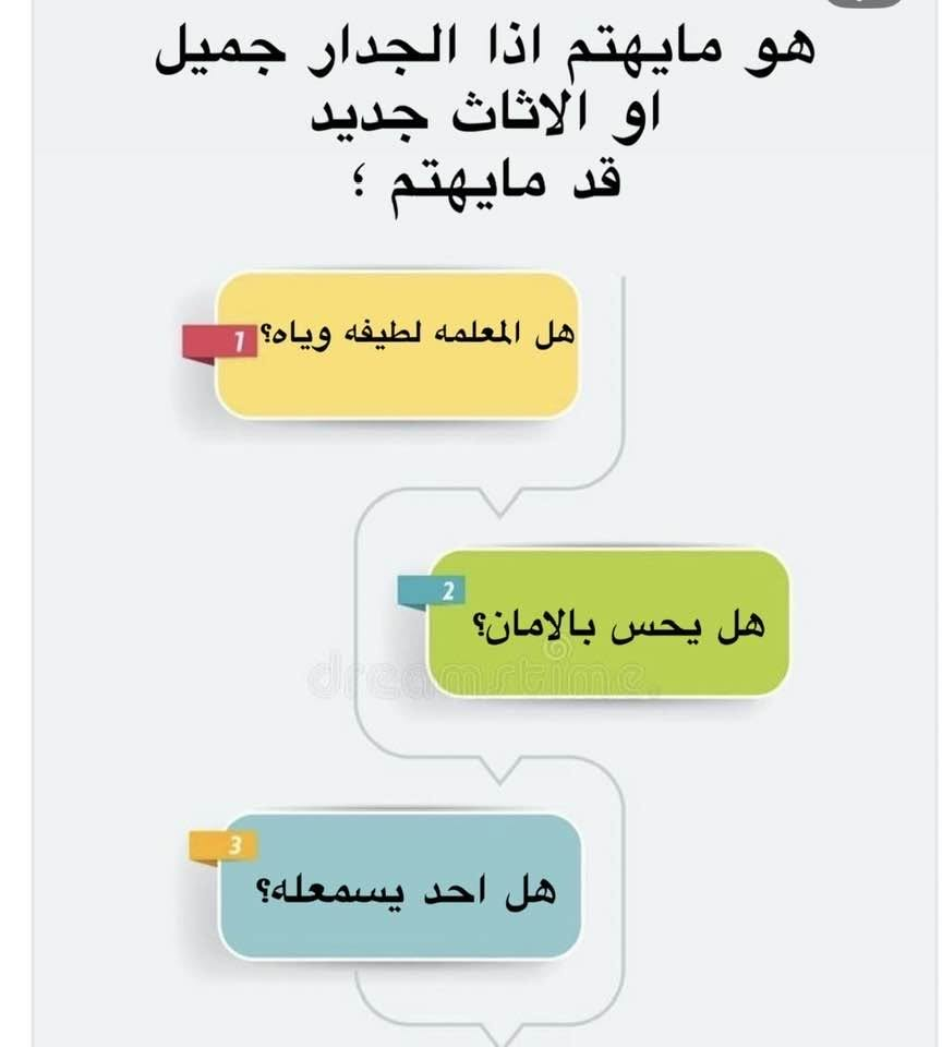 التسجيل مفتوح  لسنة ٢٠٢٧/٢٠٢٦

نستقبل الحضانه من عمر شهرين 

نستقبل براعم من عمر ٣ سنوات 

نستقبل مرحلة الروضة عمر ٤ سنوات 

نستقبل مرحلة التمهيدي عمر ٥سنوات

كذالك نستقبل ضعيفين النطق من عمر ٤ سنوات إلى ١٣ سنة 

المستمسكات المطلوبه 

٣ صور للطفل + بطاقه موحدة مال الطفل مصور + كرتاللقاح 
الزي الروضه &للبنت صدريه رصاصي او تنوره رصاصي وقميص او بدي وردي 
للولد : بنطلون رصاصي وقميص او بدي وردي 
للاستفسار الاتصال 
***********
