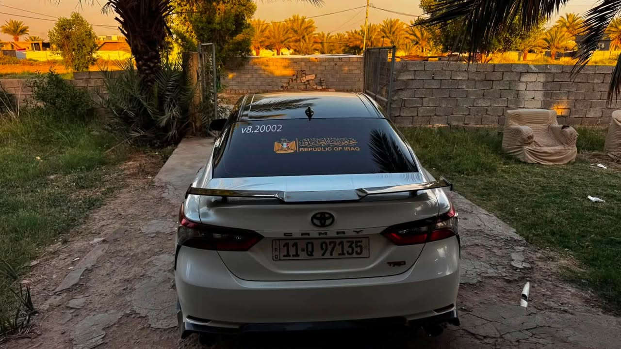 الـنوع : تويوتا✅
الفــئة : كامري TRD✅
اللـون : ابيض😍 سقف اسود 
سعـة المحـرك: V6 35 ✅
سـنة الصـنع :  ٢٠٢٢✅
الحالة. حادث بنيد وجاملغ وباب سائق كلير
الموصفات
شاشة   
بصمه 
هند بريك بصمه 
‌‎كاميرة
اوتو هولد (𝐀𝐮𝐭𝐨 𝐇𝐨𝐥𝐝)  

رادار امامي (تحديد مسار)

‌‎رادار خلفي (التحذير من الاصطدام)

‌‎نظام (𝐄𝐜𝐨)

نظام (𝐍𝐨𝐫𝐦𝐚𝐥) 

نظام (𝐒𝐩𝐨𝐫𝐭)

تحكمات  استيرن

كشنات كهربائي 

بكلايتات (𝐋𝐞𝐝) ليد بيلادي

داخل اسود_ احمر 

ويل اسود بلادي.

رقم. بغداد بسمي 

العنوان. بغداد ناحية الرشيد 
الاتصال.***********
سعر ٢٢٠ وبيها مجال بيع أو مراوس
