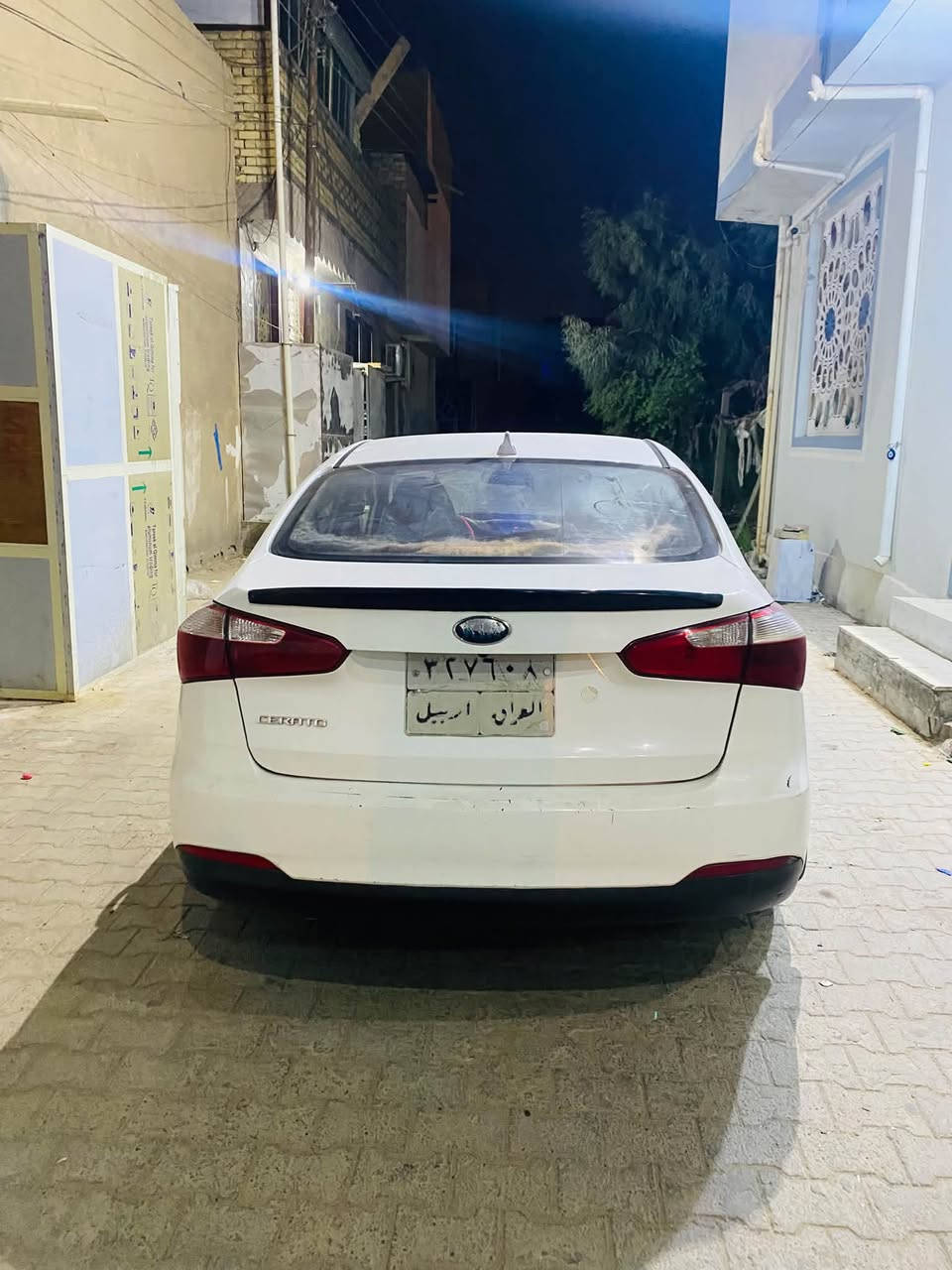 سلام عليكم
سيراتو ٢٠١٤ خليجي 

مكينة كير تبريد 

حدادية سيارة جاهزة 

رقم الماني اربيل تريد تحويل تريد وكالة 

بيه بنيد او جاملغ مبدلات 

باب وره السايق او الهلال بيهن صبغ 

شاشة كامرة 

تايرات جدد

مكاني نجف 

***********

السعر ٩٦
