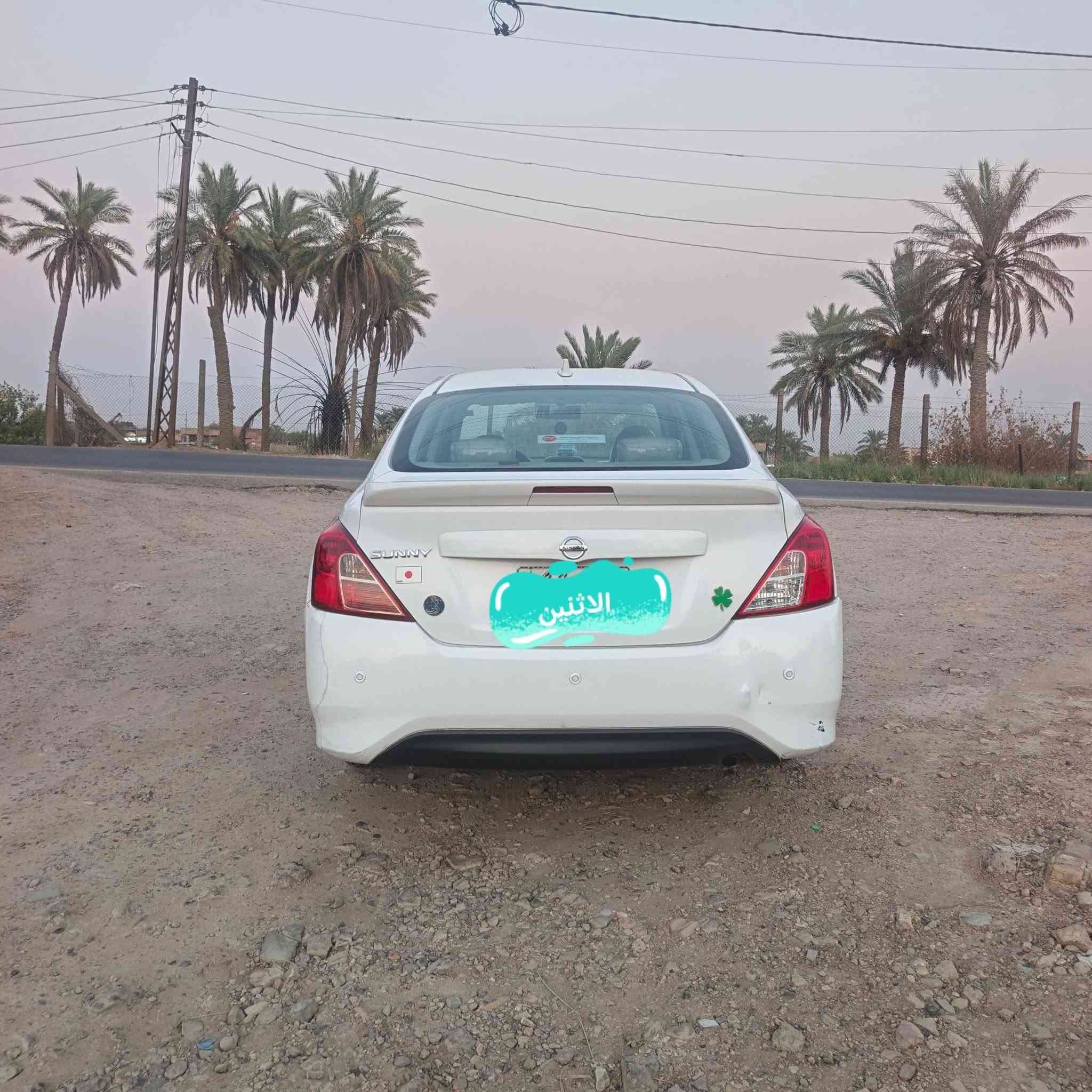 السلام عليكم
نيسان صني موديل ٢٤ هندي مو مصري

بليتة زركة 
سبير منازل مال شركة

رقم بغداد دولي

باسمي تحويل مباشر ثاني يوم 

فول مواصفات

تحكم ستيرن 

تبريد قطعتين 

قطعة خلفية كله شغال

٤ جام كهرباء 

شاشة كار بلي

بلوتوث واي فاي

تبريد ثلج

ماشيه ٣٩ 

بيه بارد بالخلف اثر ضربة تكتك

كفالة عامة كير مكينة سيارة بعدها زيرو 

*********** 

احمد

مكاني بغداد الشراي يتصل وبي خير ويدلل
