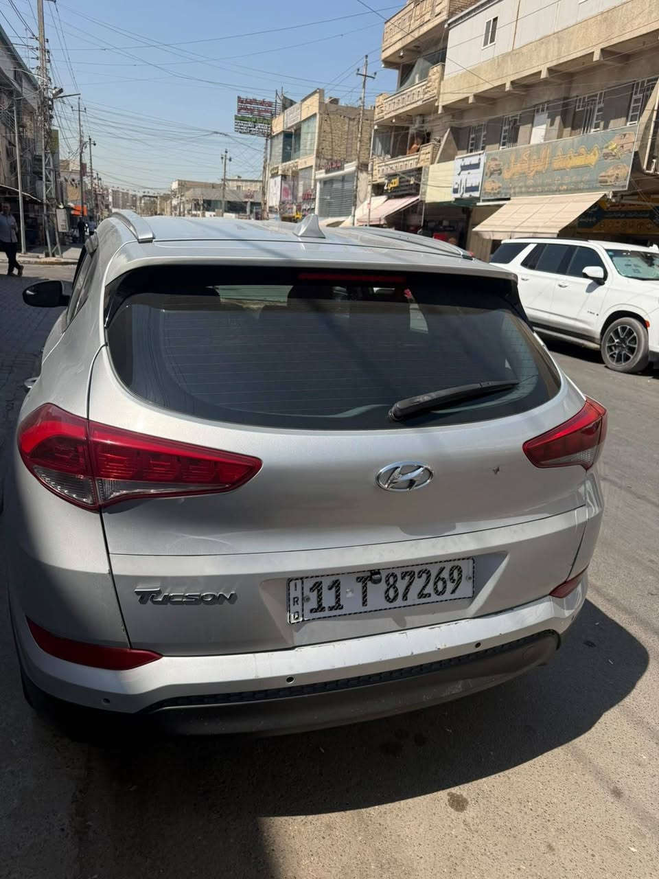 السلام عليكم سياره للبيع  توكسان ٢٠١٨ سلفر رصاصي
الحادث تبديل بنيد فقط.  تحويل ثاني يوم باسمي     السياره خير من الله كير ومكينه خير من الله مكاني بغداد الدوره ‏‪ ) مخول بل نشر السعر  155 وبي مجال حك الجيه(‏‪***********‬‏
