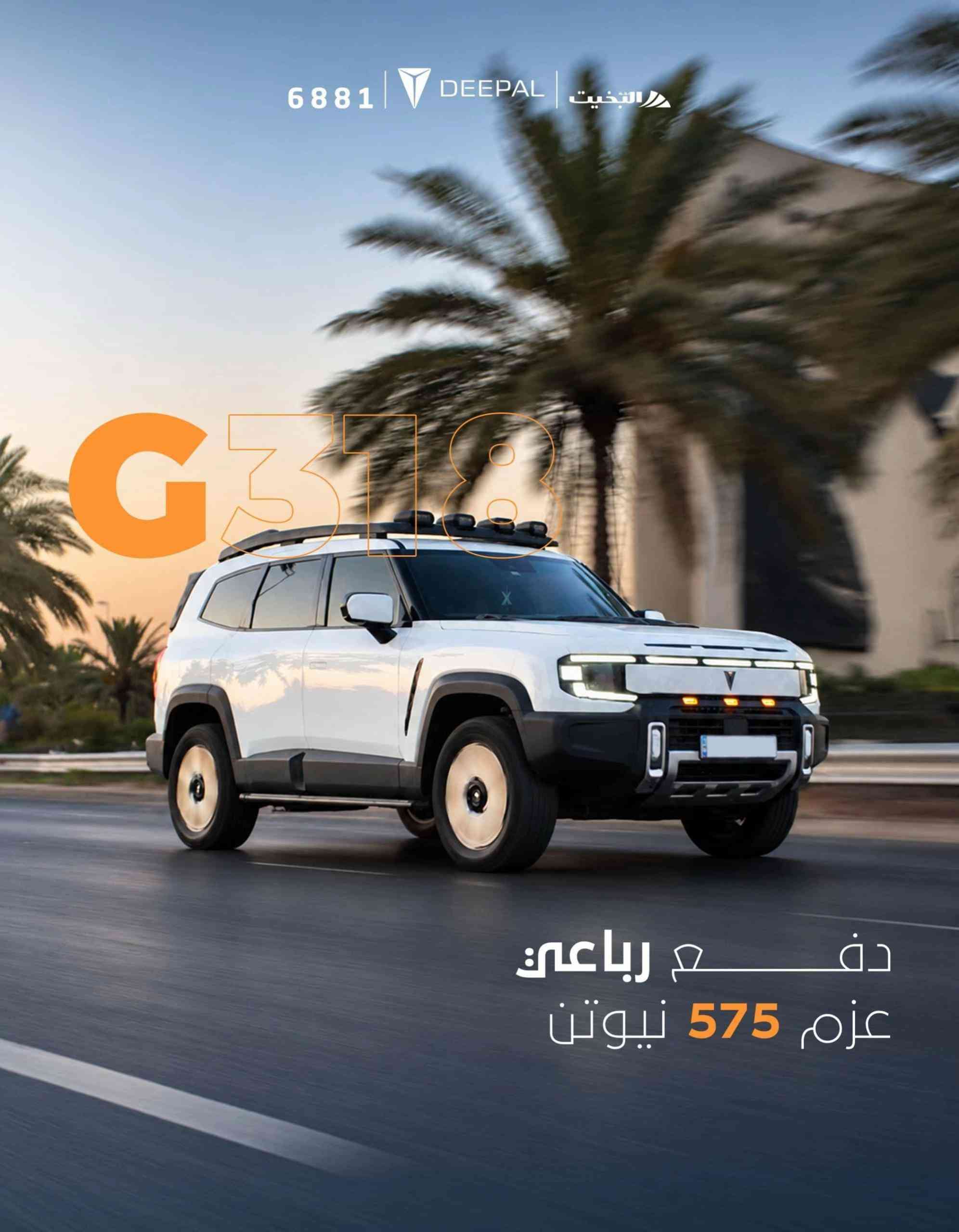 ديبال G318 • دفع رباعي • مساحة تخزين