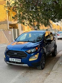 فورد ايكو سبورت 2021  رقم اربيل بسمي سنويه وهزه جديد  سياره كامره تحكم...