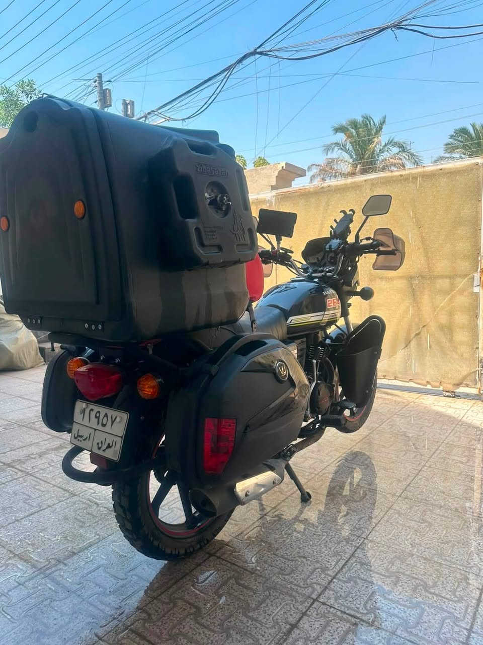 موديل 25
دايوان 
رقم أربيل شرط تحويل باسم الشركة 
السعر 2.500 مع ملحقات الدراجة خوذه+ سماعه + جنط صفاح + دبات جانبية عدد 2 + درع + شاشة وتر برو + ستاند تلفون عدد 2 +تجوة ظهر
المكان بغداد / حي الجهاد 
***********
