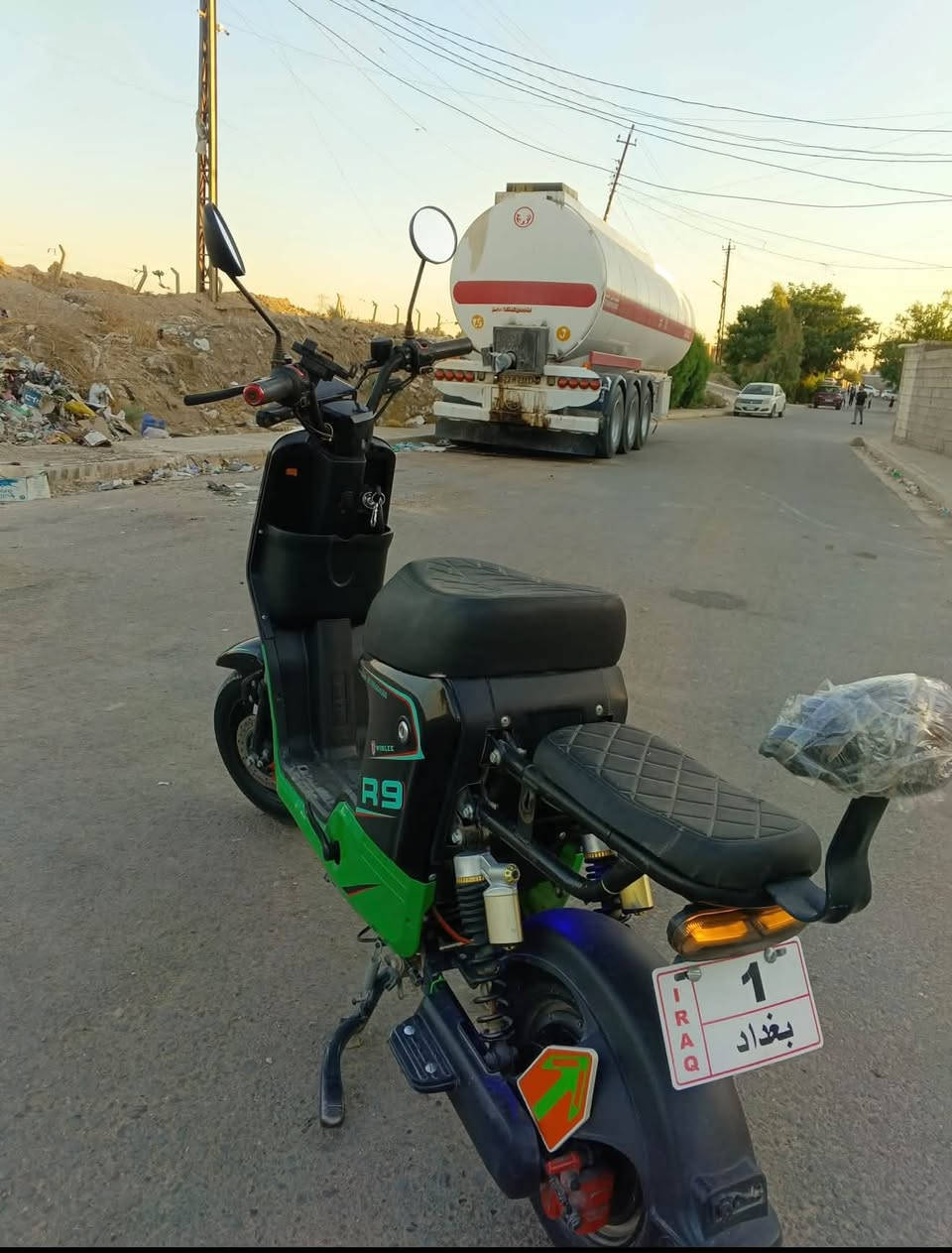 سلام عليكم دراجه للبيع ار تسعه دراجه نضيفه مستخدمه شي قليل مكفوله كفاله عامه دراجه خمسه بطاريات 🔋 بس بيهه خلل بصيط تبديل اليده مال البريك الئمامي فقط سعر 550وبيهه مجال اي ستفسار علئ هاذه الرقم ***********
