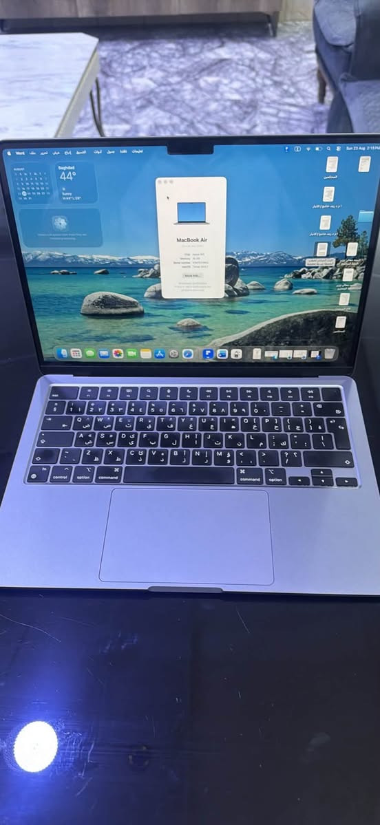 #يتوفر_مستعمل
MacBook Air M3 13 inch 
16/256
عربي شرق اوسط كامل الملحقات
النظافة 100% بعده بچيس الشركه مع لزگه حماية للشاشه 
Battery 🔋 97% 😍😍
Cycle 83 🔥🔥
السعر 1.275.000 😌😌
يوجد توصيل لجميع محافظات العراق
للتواصل والاستفسار
 دايركت او واتساب
***********
