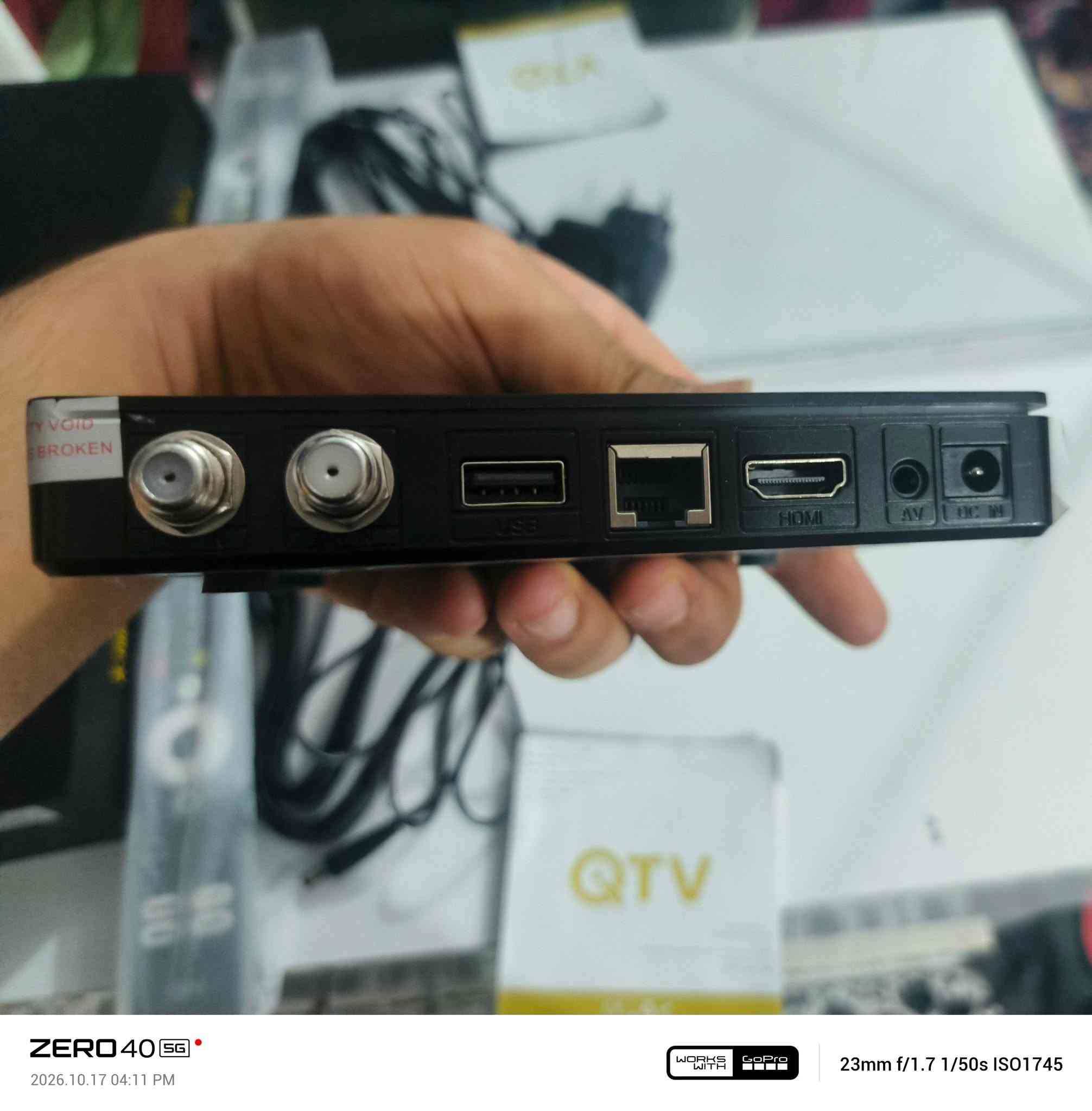 QTV 4K • TV BOX + ستلايت • ذاكرة ٦٤