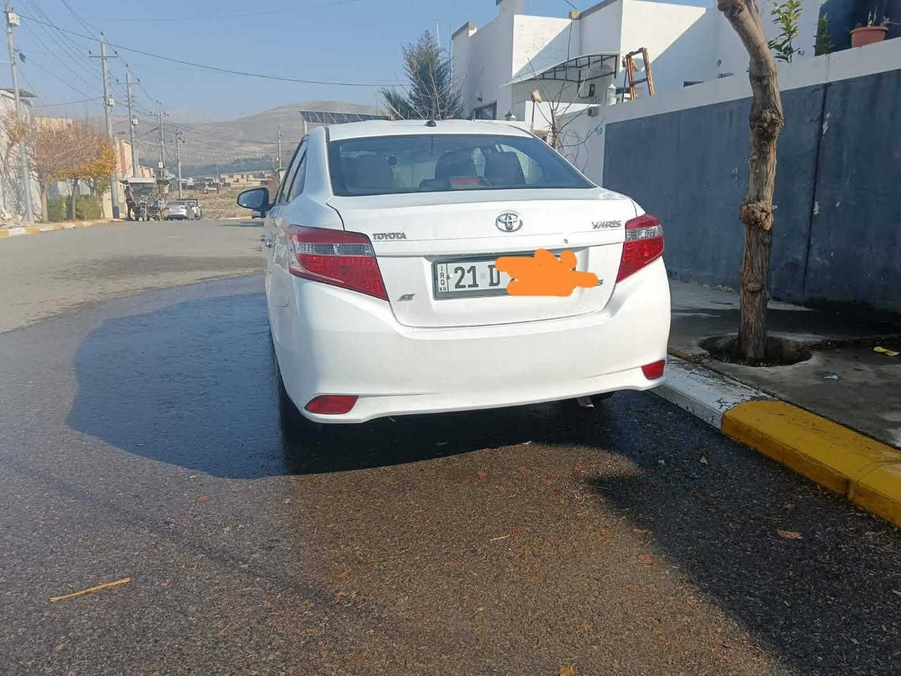 بەناوی خودا
تۆیۆتا یارس زۆرجوان،مۆدێل 2015 مەکینە گەورە، سپی ،بێ بۆیاخ
بەقەد ناولەپی دەست کارتی هەیە،
دەرگای دوای سایەق
 4 تایەی تازی لەژێرە،سیستمی ئیکۆیە 
چوار جام کارەبایە،ABS خلیجییە،
 سەنەوی و ڕەقەمی تازەیە بەناوی 
خۆمەوەیە،تانزیکی 2028
گێڕومەکینەی نەکراوەتەوە
نرخ،114$قفڵ،،،هەڵەبجە
***********
*********** حلبجة, السليمانية
