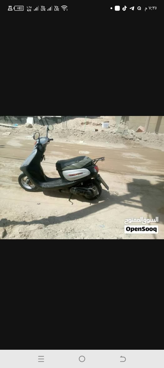 ياماها خمسه محرك ناعم نهضه قويه
سلف شغاله بس باتري ضعيف
كهرباء شغاله 
تايرات جدد سعره200قفل
رقم*********** البصرة, العراق

نص مكتوب في الصور:
- السوق المفتوح OpenSooq