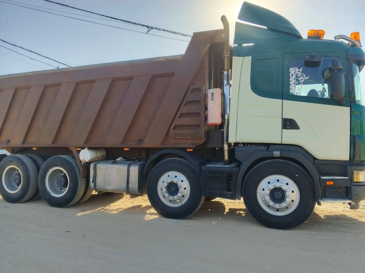 سلام عليكم
سكانيا البيع جمجمه موديل 2000 مكفول كفاله عامه قاطره مقطوره محرك 8نجكتر شاصي مكفول تخم تأير 24وحداديه جديده رقم بصره الماني مشروع وطني تريد بس راس تريد هيه والعربانه العنوان ناصريه رقم الهاتف ***********
