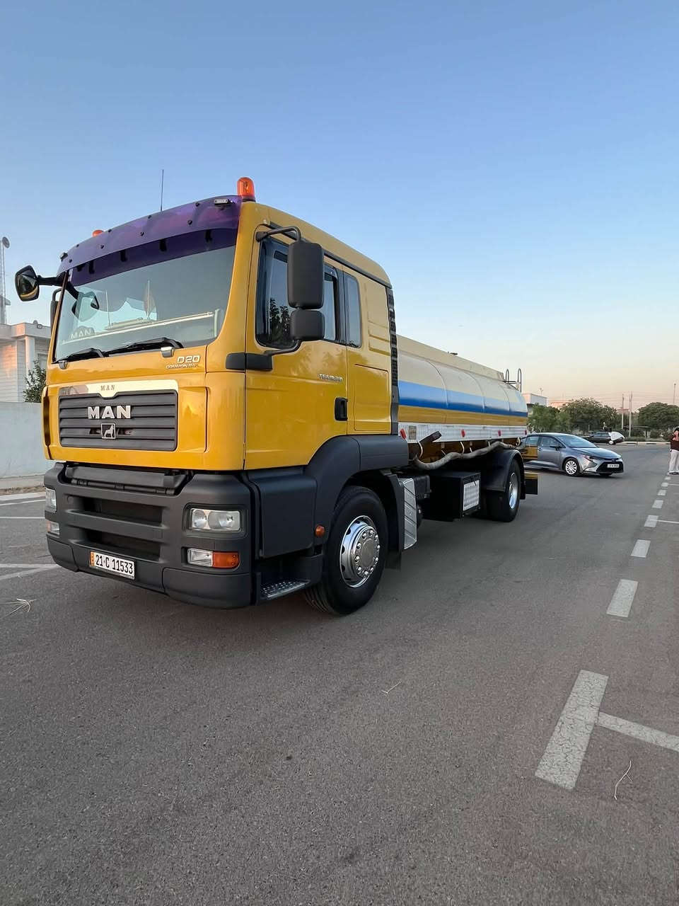 مان تنكر البيع مؤديل 2005 ريتايدةر ىؤتؤماتيك تبريت رةقةم جديد سةنةوةية جديد تانكي 15000 الف حمل گاز سيارة جاهزة سؤندة موليدة سيارة شةتر تحويل رةقم هاتف *********** مكان كةلار
