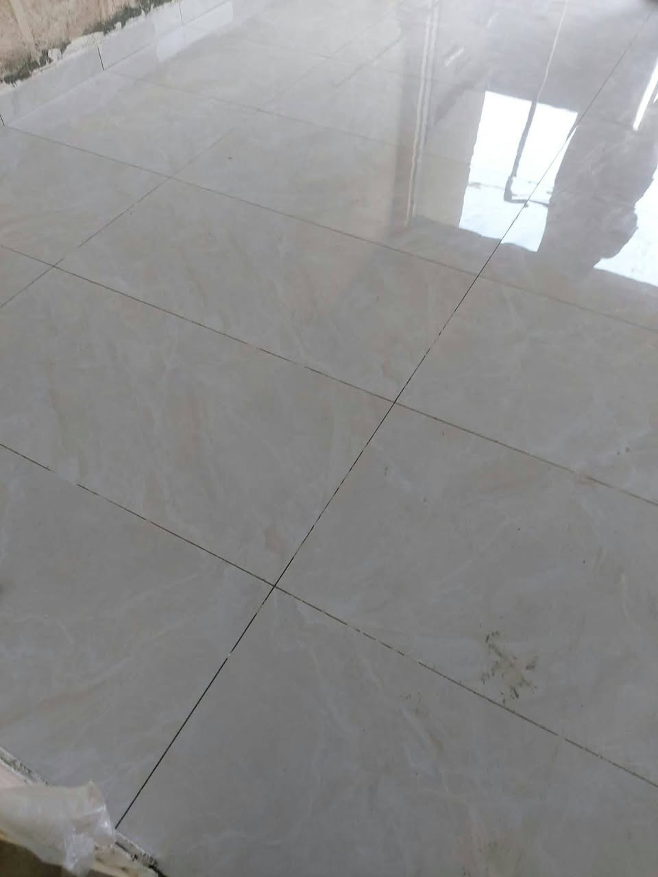 نموذج من عمل ارضيات بورسلايين هندي بالماده اللاسقه قياس ١٢٠ سم×٦٠سم في مدينتنا الصويره للاستفسار ***********
