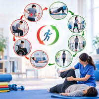 🧑‍⚕️ **التمارين العلاجية مو مجرد حركة… هي خطوة أساسية نحو استعادة القد...