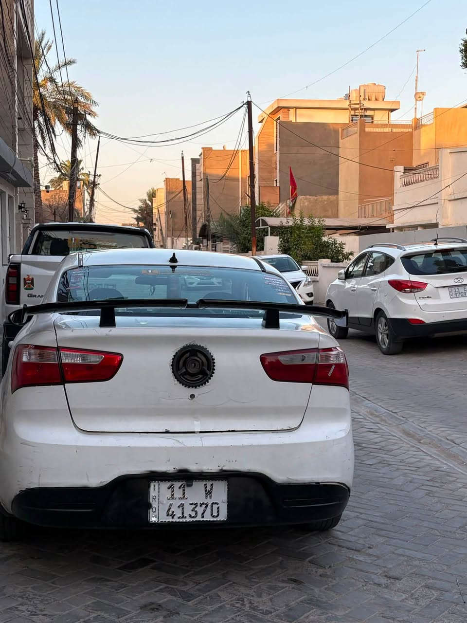 كيا ريو لونً ابيضّ باسمي تحويل ثاني يوم بغداد الغدير شارع التوت *********** وات ساب
