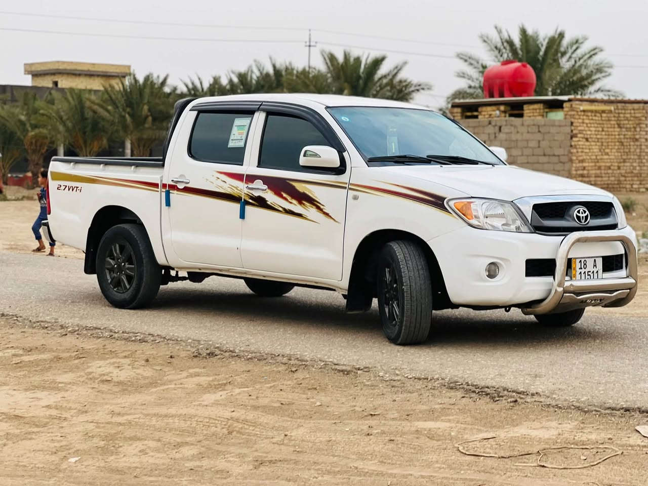 هايلكس ٢٠٠٨ • كشنات جلد • رقم بابل