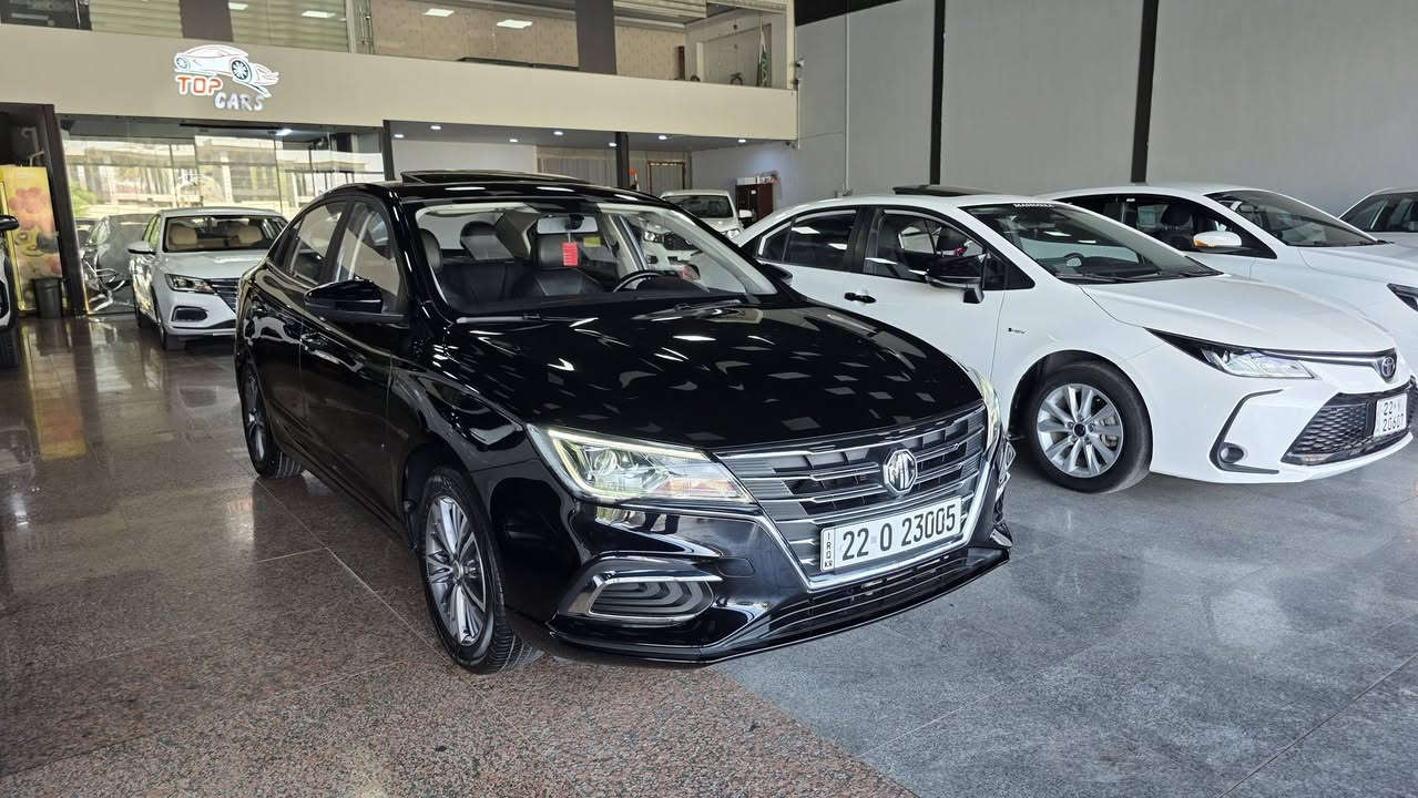ئێم جی MG5 2024.
فول مواسفات.  MG5 Luxury  
بێ بۆیاغ.ته‌نها ١١ هه‌زار رۆیشتیه‌
مواصفات بصمة و سلاید.ویل کڕۆم.
شاشةوكاميرا ٣٦٠درجە تحديد سورعه.
پشت و پێش لید ڤۆلیۆم.کوشین جلد.
مكان أربيل معرض توب كارس
سعر 113ورقة   موبایل  ***********
