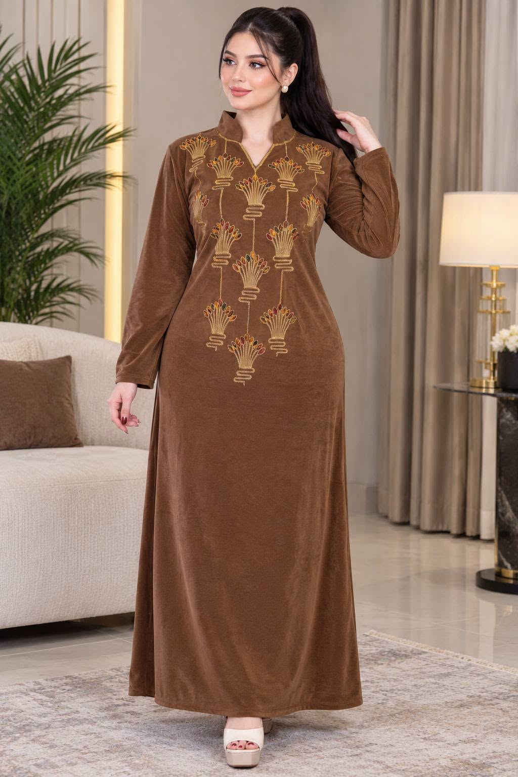 دراعة تونسي • مخمل سوفت • مقاسات L-3XL