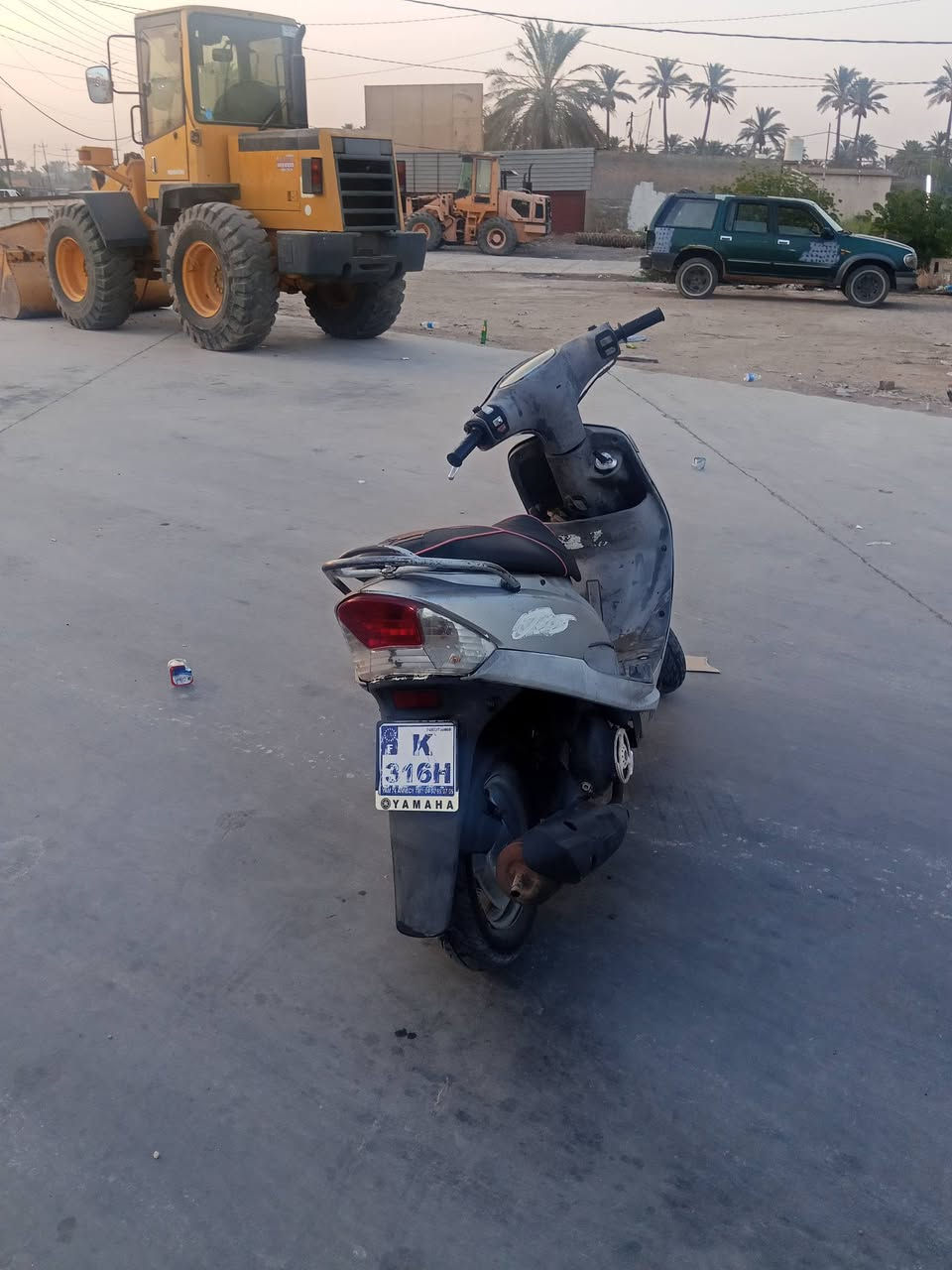 السلام عليكم الدراجه لبيع السعر 450 ومجال 
الدراجه كاملة كلشي ما بيهه ولا عايزه أي شي 
دراجه خير من الله حلو نضيفه 
***********رقمي 
العنون نجف البوحداري
