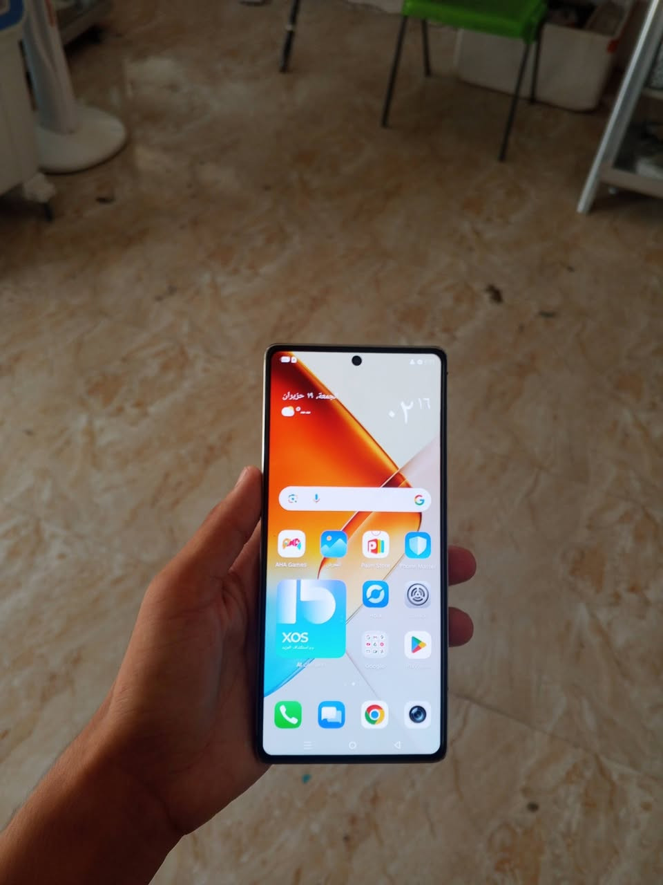 السلام عليكم
lnfinix NOTE 40
ذاكرة/256

رام /8.00 GB+5.00

مبدل قاعده شحن كامله اصليه فقط 
السعر 150 قفل قفل قفل

للاستفسار اتصال او واتساب فقط
***********

نص مكتوب في الصور:
- هاتفي XOS 15.1.2 التحقق من التحديثات 18.84 غ.ب / 256 غ.ب التخزين اسم الجهاز Infinix NOTE 40 Infinix X6853 الطراز Helio G99 Ultimate وحدة المعالجة المركزية 8.00 GB+5.00 GB RAM 1080M TRIPLE Camera الكاميرا الخلفية 32M الكاميرا الأمامية 5000mAh البطارية 1080x2436 الشاشة