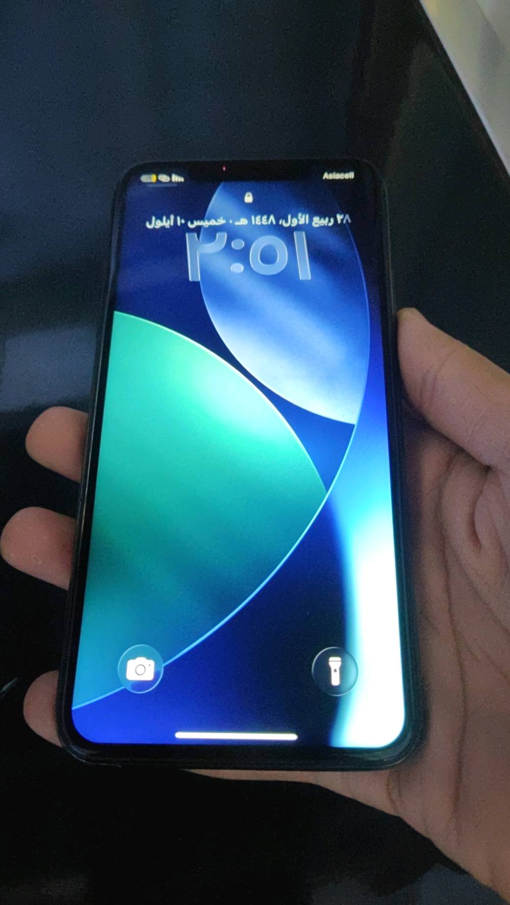 السلام عليكم 
ايفون 11 برو ماكس 
ذاكره 256
بطارية 70
صرف الشحن طبيعي 
جهاز مبدل شاشه اصليه 
فيس ايدي شغال 
جهاز للبيع او المراوس 
مكاني بغداد الغزاليه 
السعر 200