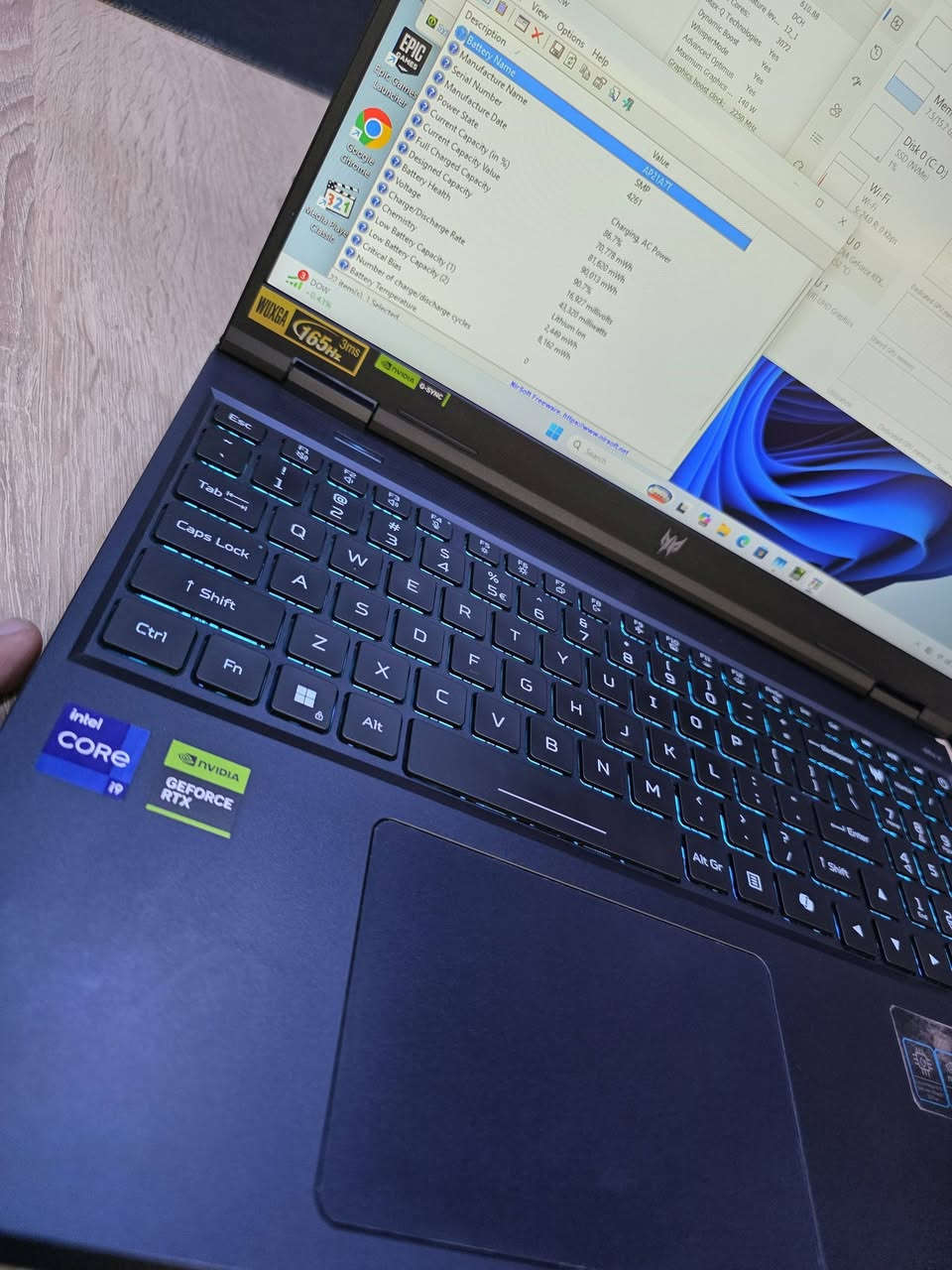 ACER PREDATOR NEO 16
CORE I9-14900HX
RAM 16GB DDR5
HARD 1TB SSD
SCREEN 16 INCH
FHD+ 165HTZ
RTX4060-8GB - 140W
لاپتۆپێکی زۆر خاوێن و کەم بەکارهاتوو
خاوێنی ٩٧%
پاتری ٩٠%
گرێنتی ١ مانگ 
هەولێر
***********
