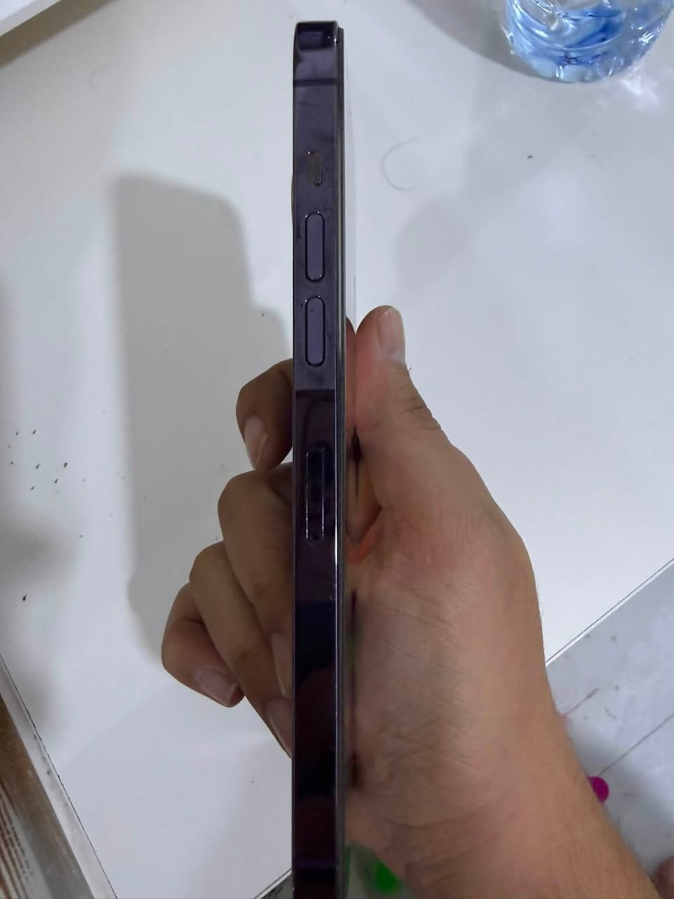 سلام عليكم
آيفون ١٤ برو ماكس شرق اوسط ذاكره ٢٥٦ نموذج m بطاريه ٨٣ 
مبدل فقط شاشه اصليه 

نظافه ١٠٠ بالميه.  السعر ٧٠٠ 

عنواني كربلاء طويريج 

***********
