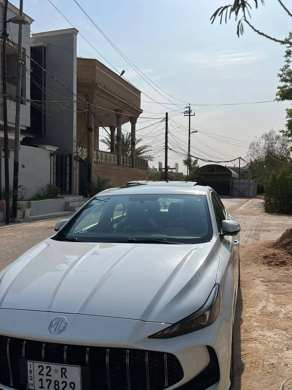 للبيع 
السياره كفاله عامه 
أم جي 
مديل 2025
فوال مواصفات 
حته 4 كامرات 
مكان السياره نجف
والشراي يدلل
*********** النجف, العراق
