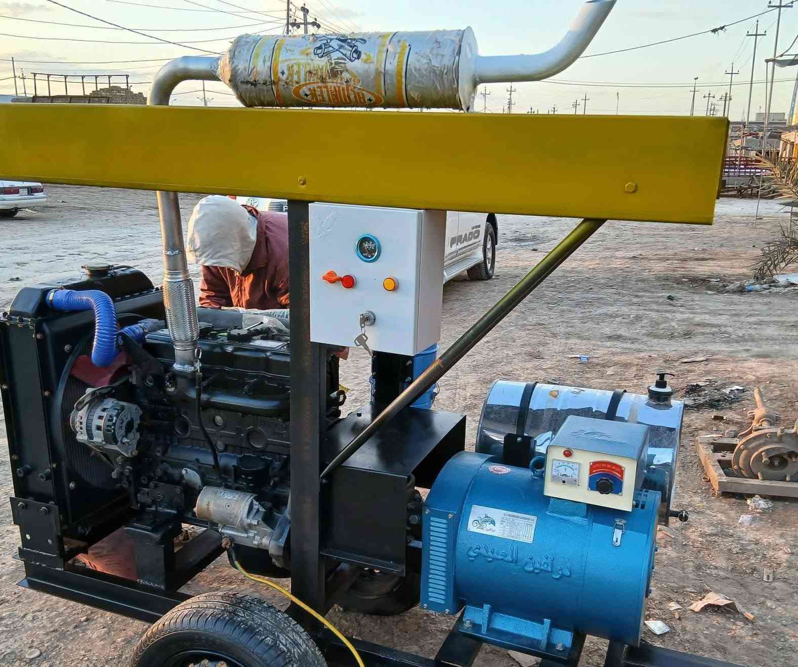 مولدات حاوية كوري نوع دايو قوة ومتانه kv30 علامة الولفين العبيدي ابو الحفر شاصي جنل شيلمان قمارة بلاي هوك سحب متنقل تانكي سعة 70 يعمل بنضام الاوتو اطفاء تشغيل انتاج معمل النسيم ***********/. ***********
